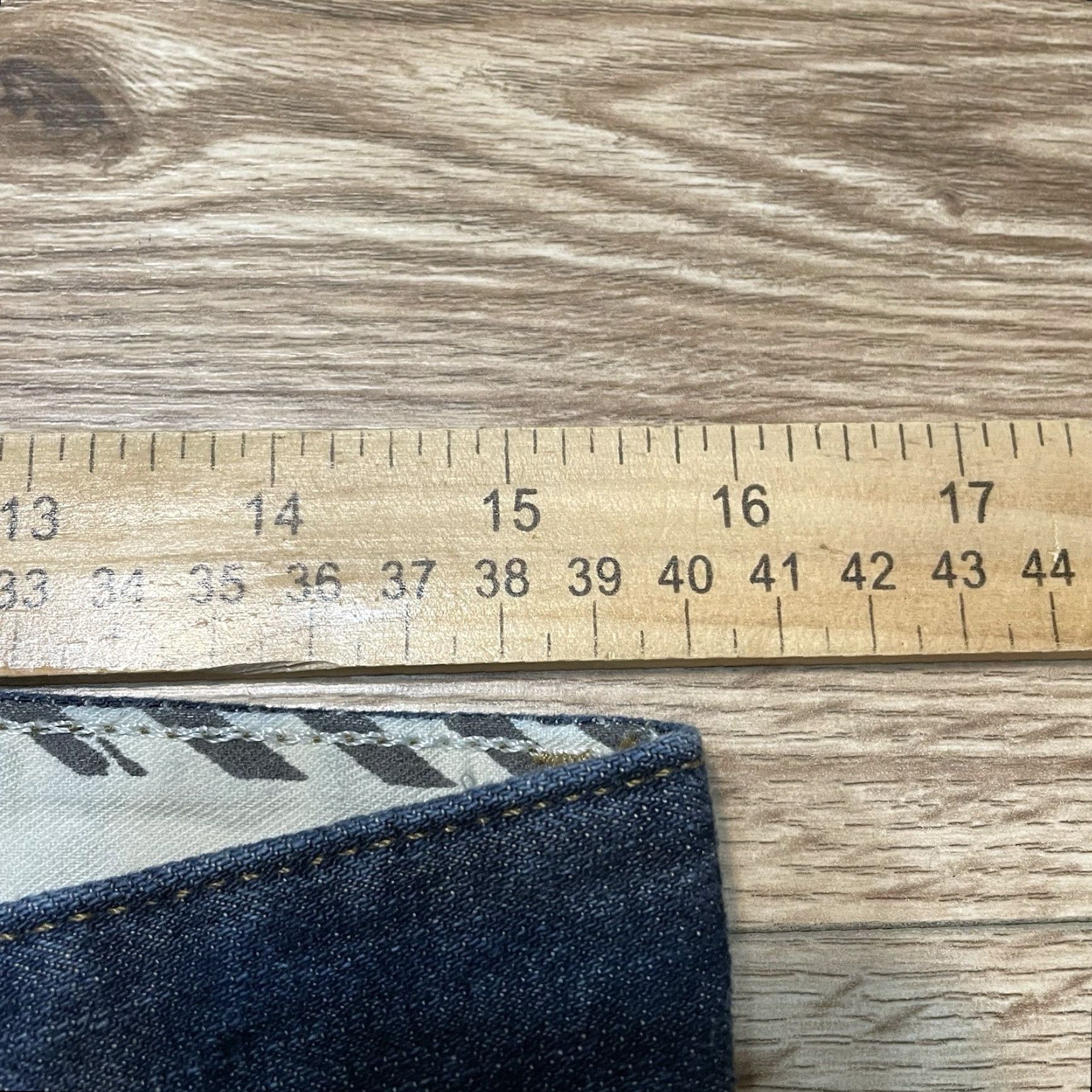 Vans VANS Custom Made Straight Leg Jeans Men's Size 31x30 Blue Size US 31 - 4 Thumbnail