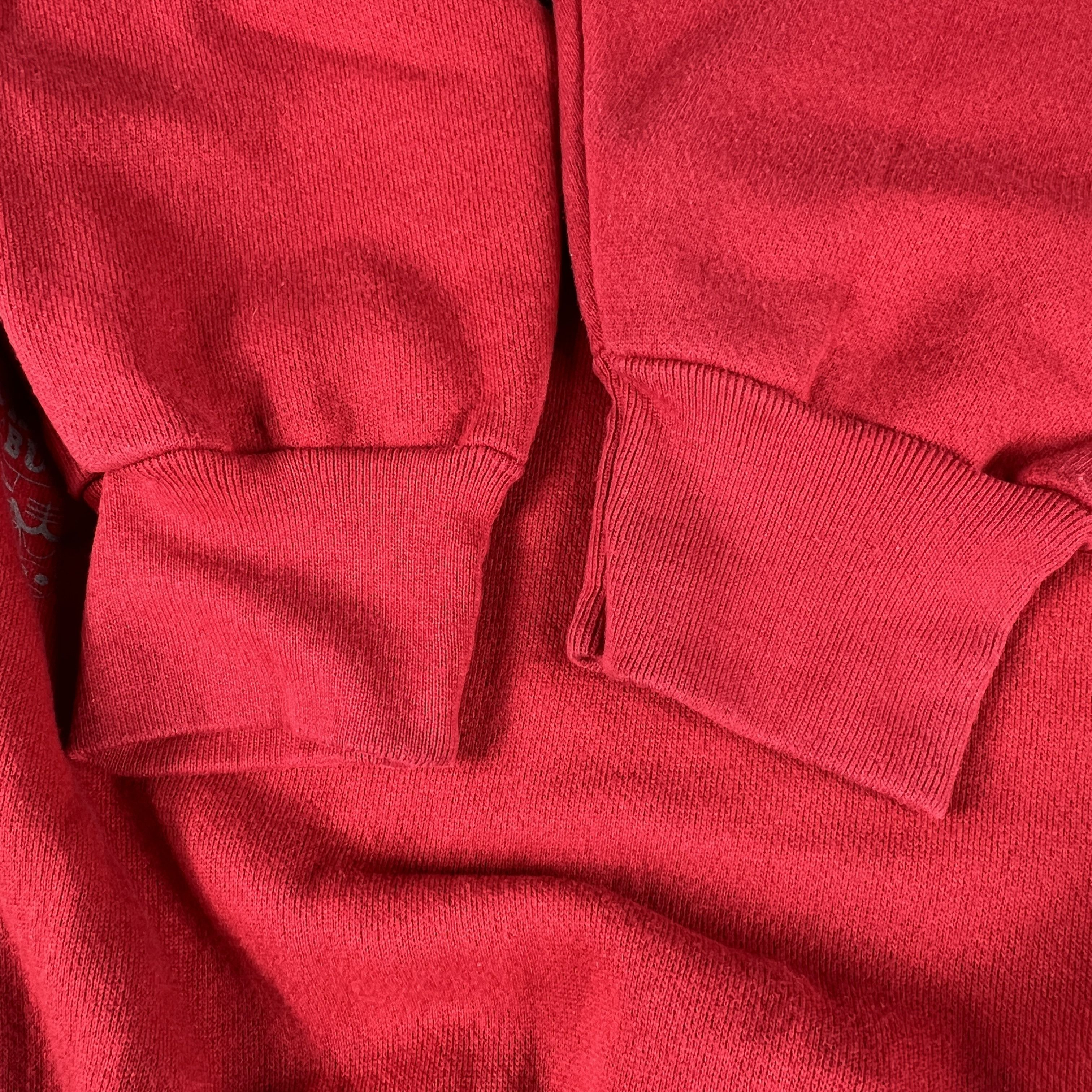 NBA × Tultex × Vintage VTG 90s Chicago Bulls Basketball Sweatshirt Faded Crewneck Size US XL / EU 56 / 4 - 12 Thumbnail