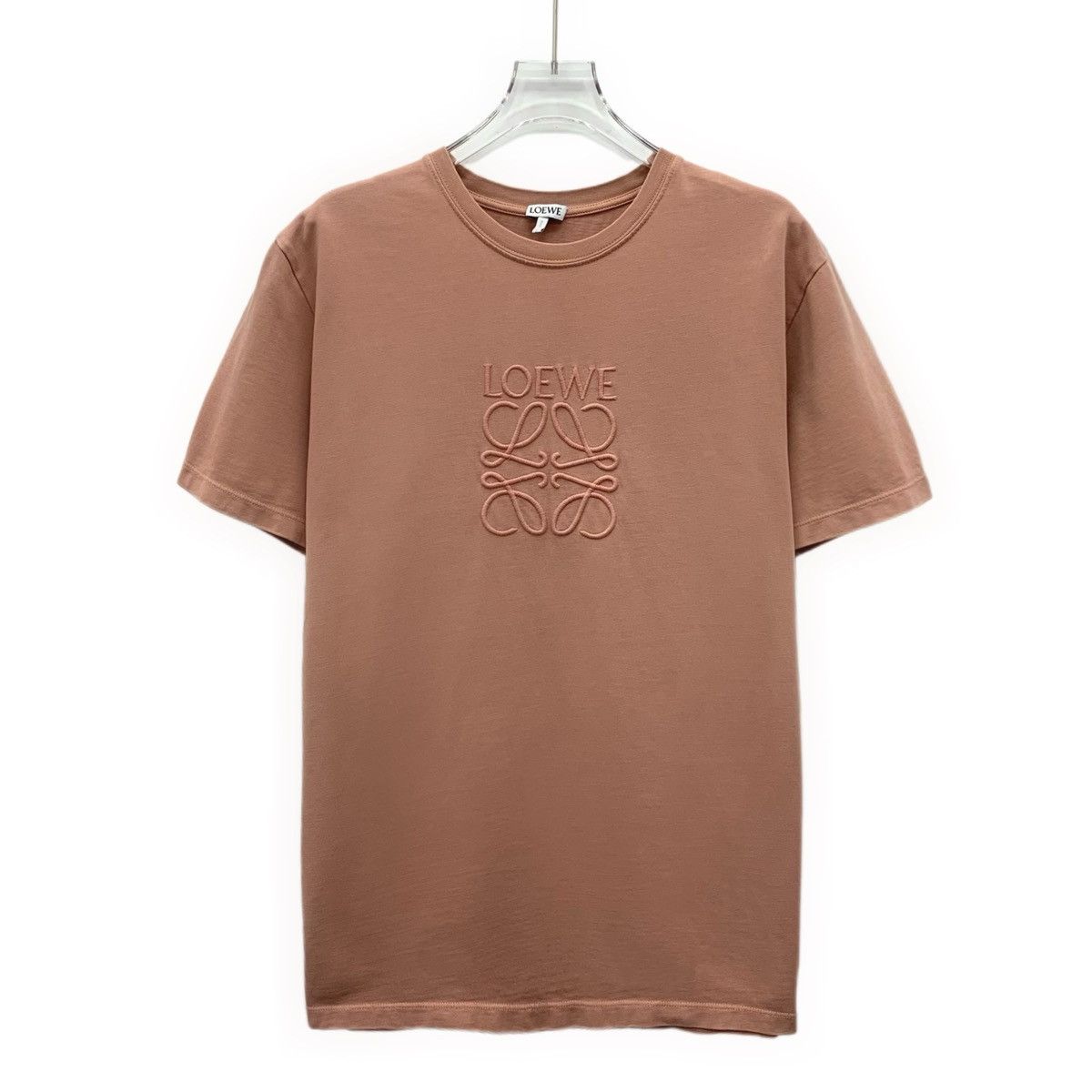 Loewe Loewe Pink Logo Embroidered Short Sleeve T-shirt K26WX Size XS / US 0-2 / IT 36-38 - 1 Thumbnail