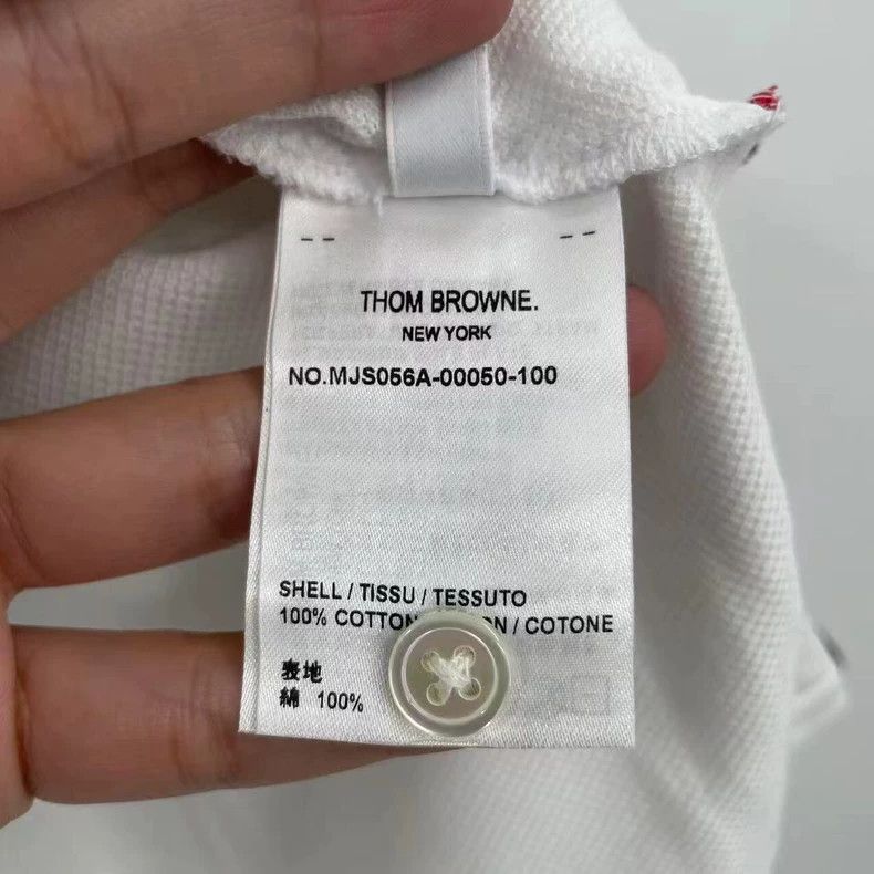 Thom Browne Thom browne White back striped short sleeves 2504-Nextarrow Size US S / EU 44-46 / 1 - 4 Thumbnail