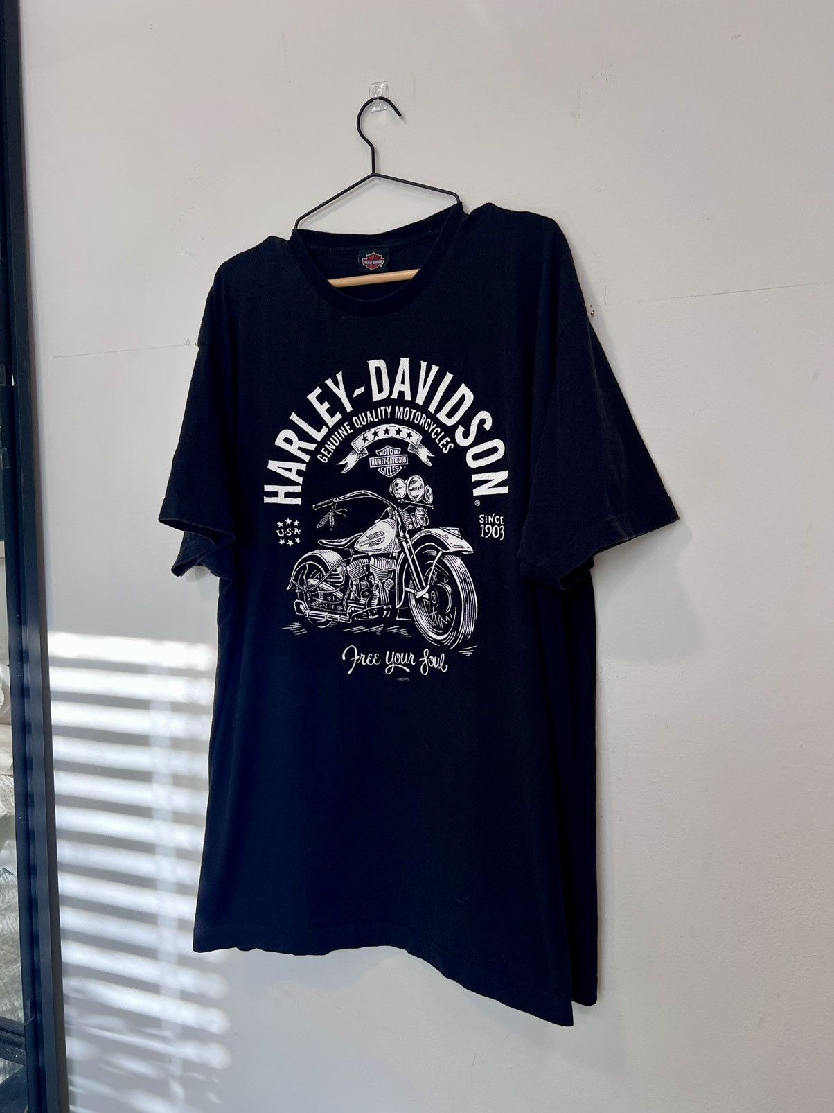 Harley Davidson 🔥 Harley-Davidson “Free Your Soul” Savannah Tee – 2022 🔥 Size US L / EU 52-54 / 3 - 4 Thumbnail