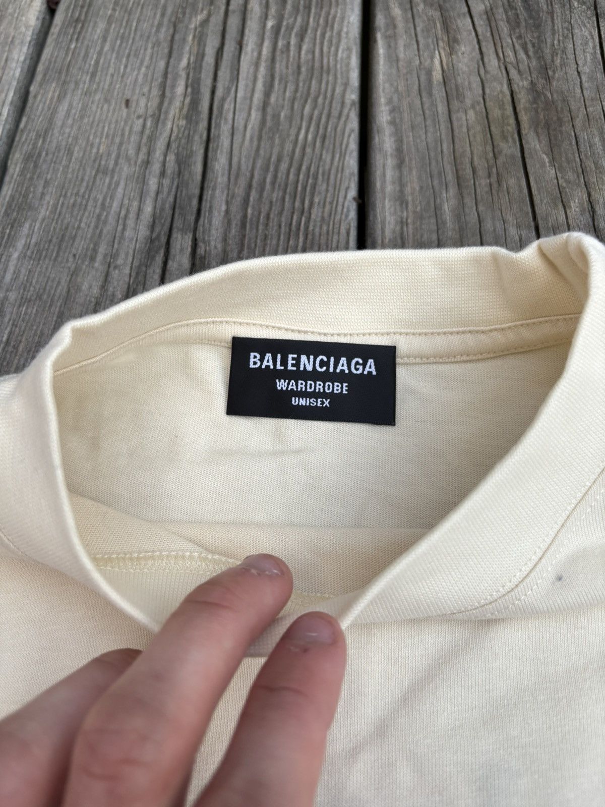 Balenciaga Campaign Embroidered Logo Tee Size US S / EU 44-46 / 1 - 3 Thumbnail