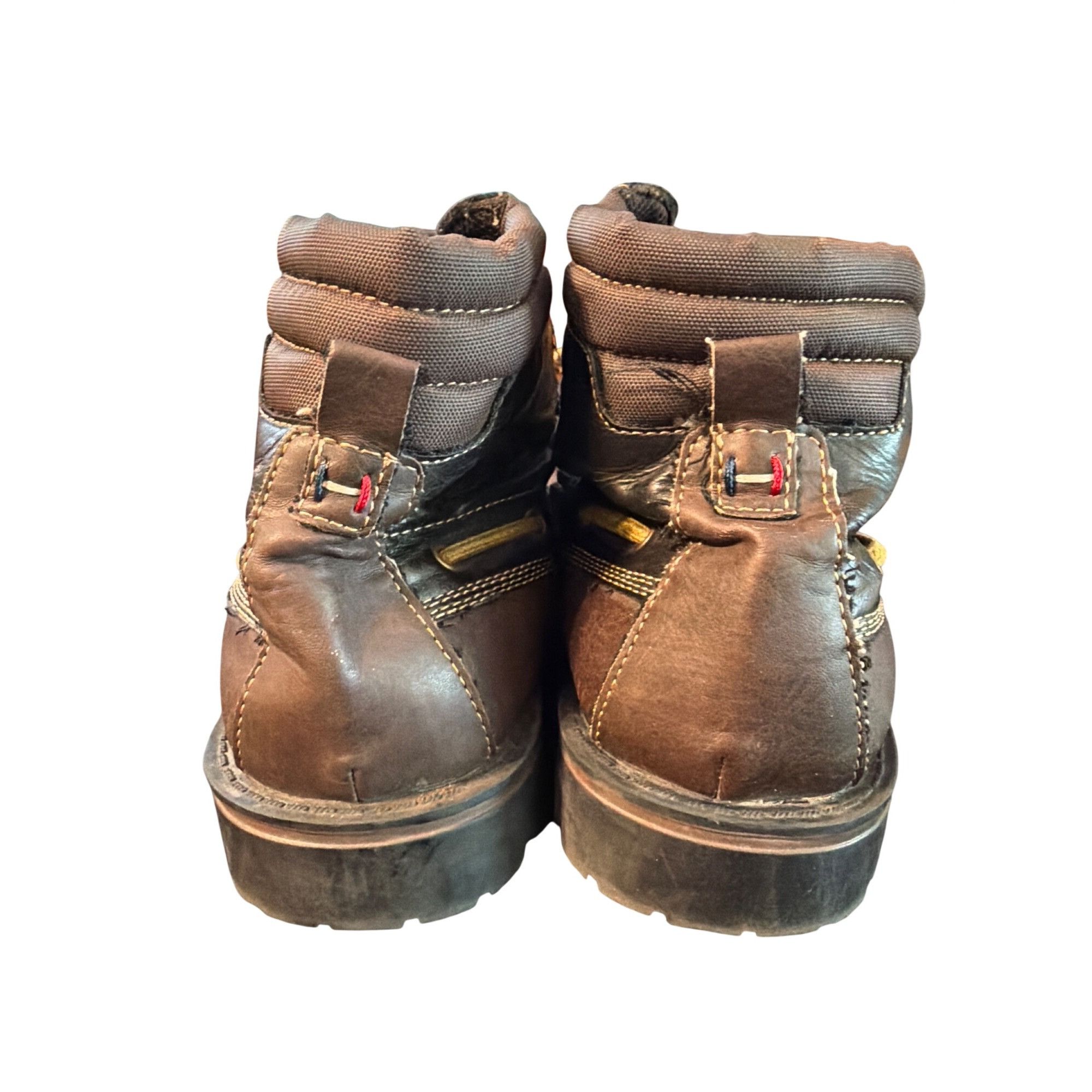 Tommy Hilfiger Tommy Hilfiger Jensen Brown Leather Hiking Boots Padded Coll Size US 8 / EU 41 - 4 Thumbnail
