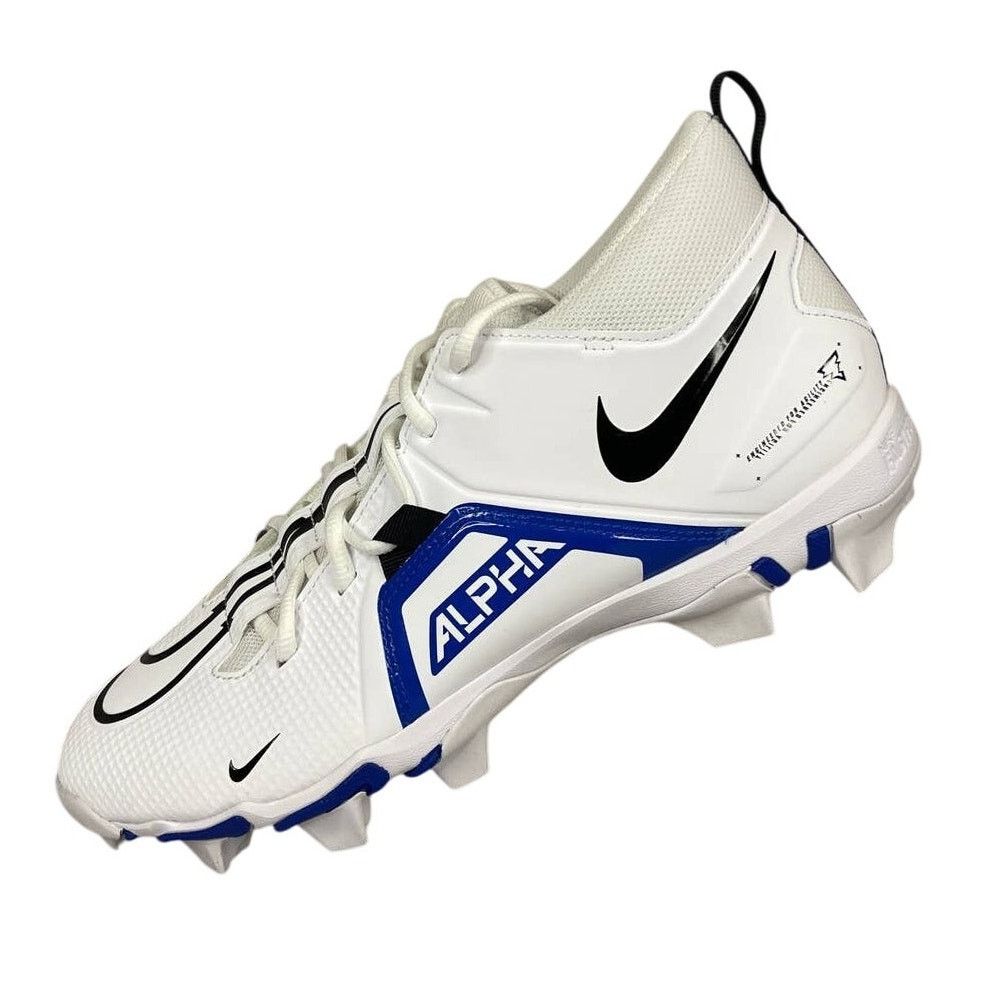 Nike Nike Alpha Menace 3 Shark Football Mens Cleats (CV0582-101) Size US 11 / EU 44 - 3 Thumbnail