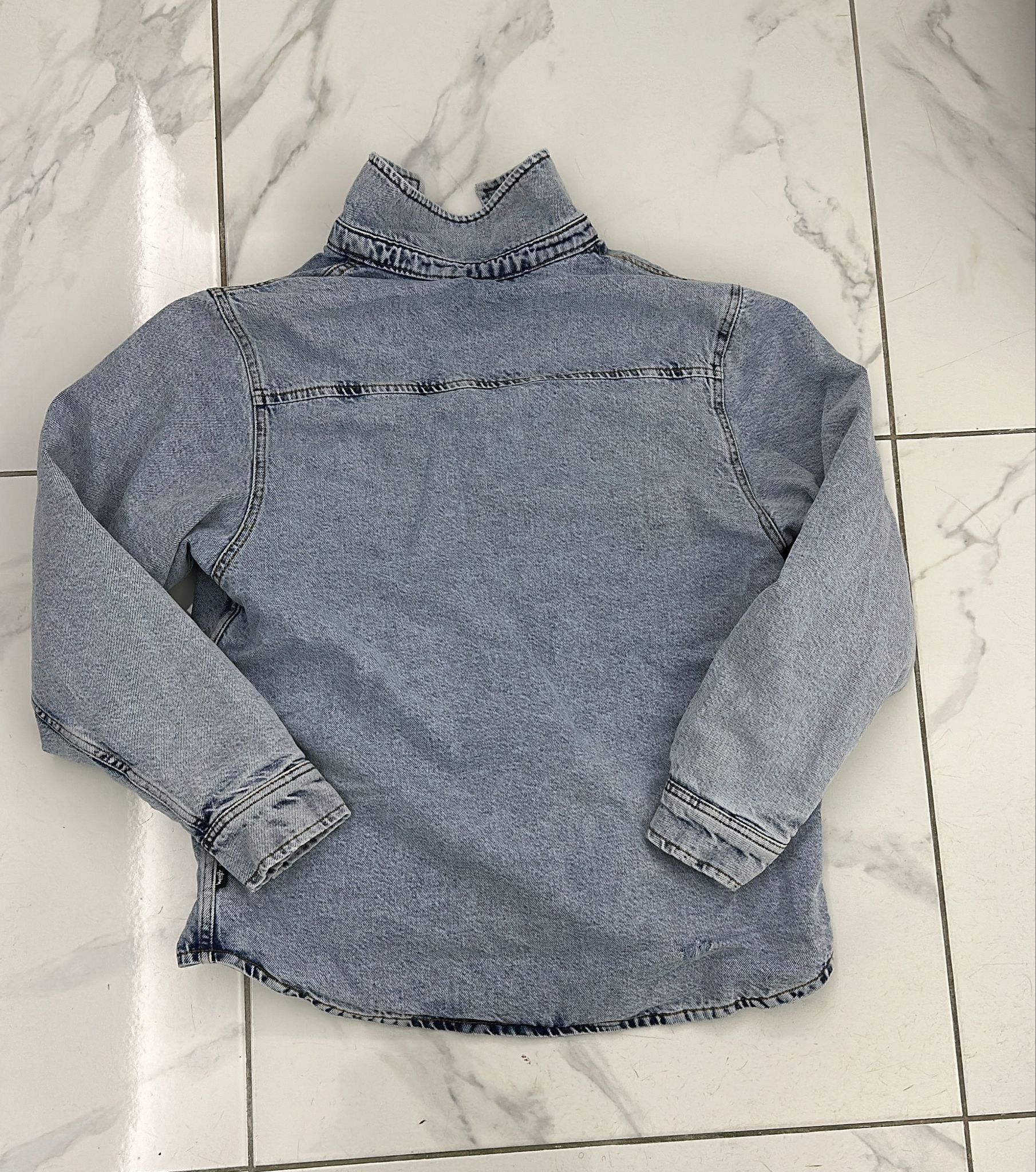 Stussy × Vintage Stussy Sherpa Lined Denim Shirt Medium Size US M / EU 48-50 / 2 - 4 Thumbnail
