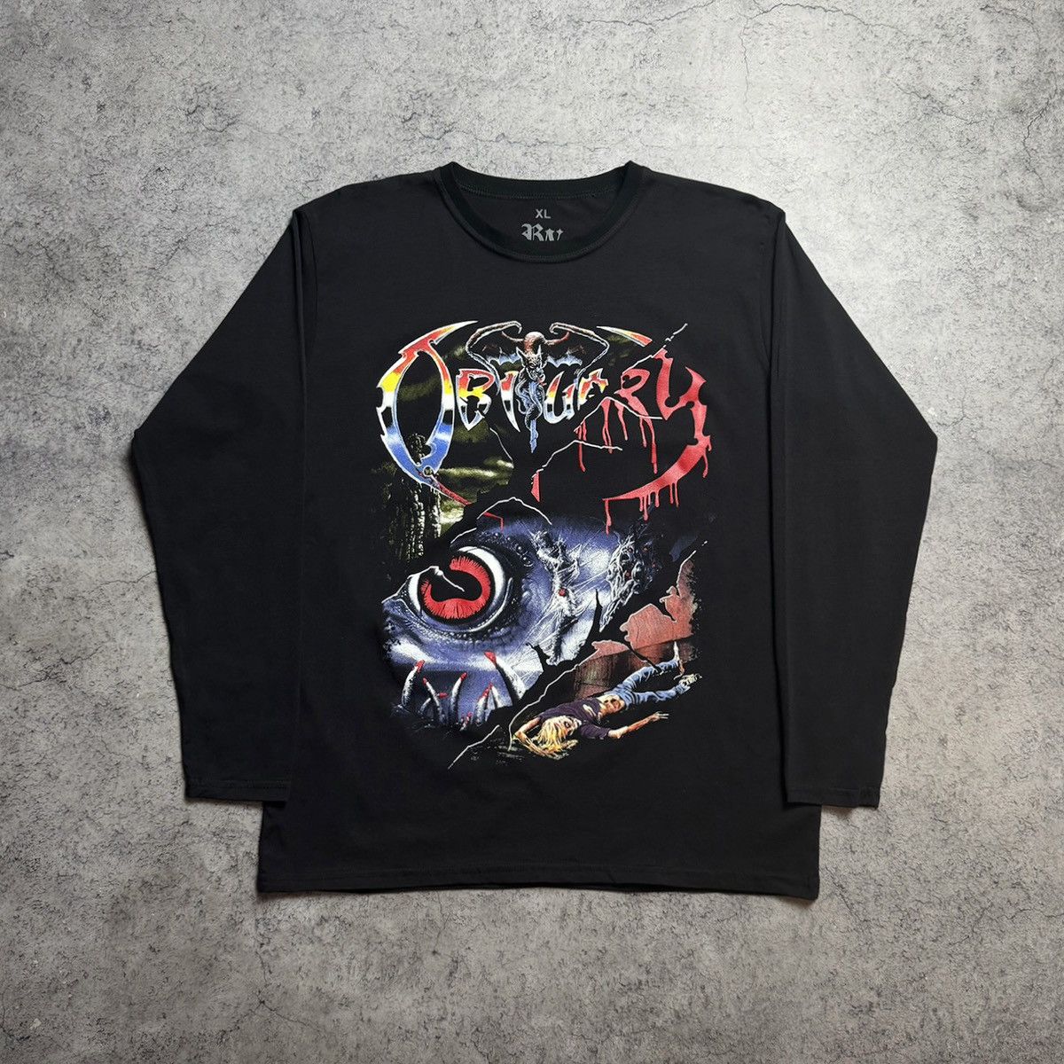 Band Tees Rare Obituary Longsleeve T-Shirt Size US XL / EU 56 / 4 - 1 Thumbnail
