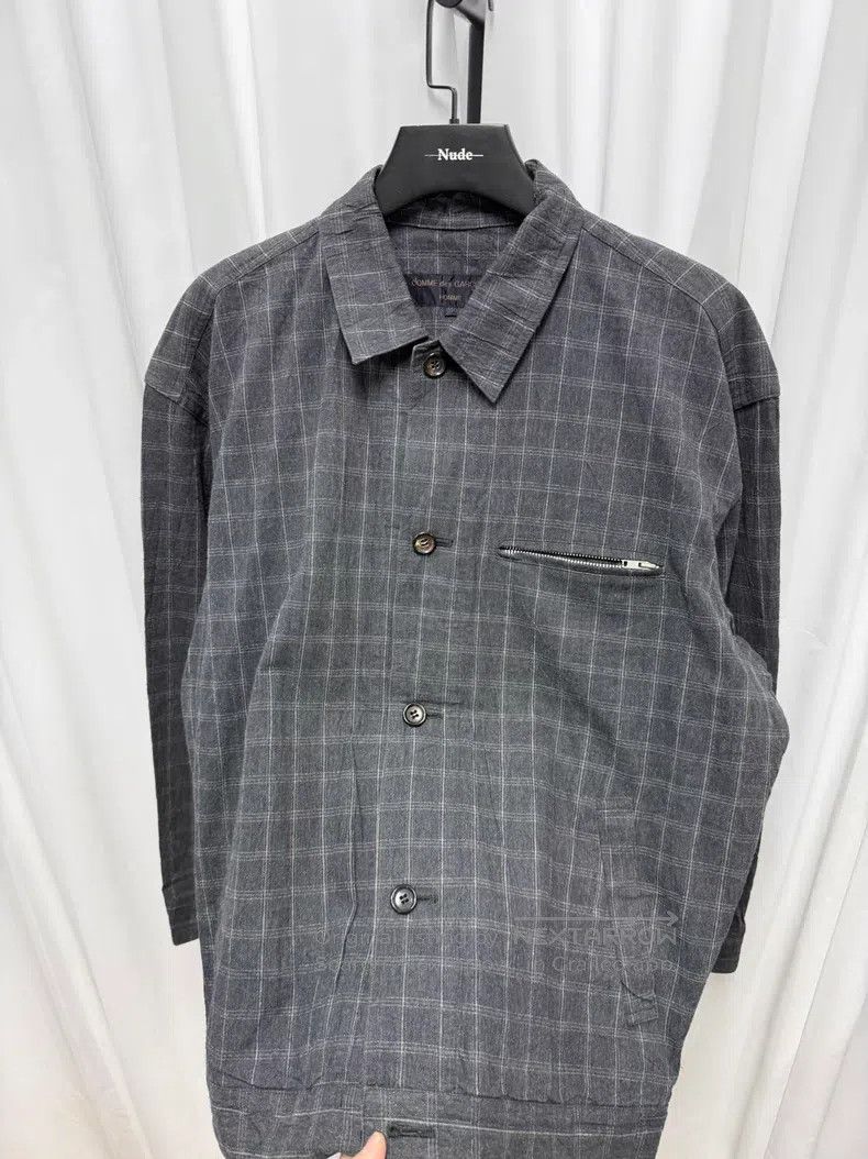 Comme des Garcons Comme des Garcons Pocket Pleated Plaid Jacket Size US M / EU 48-50 / 2 - 5 Thumbnail