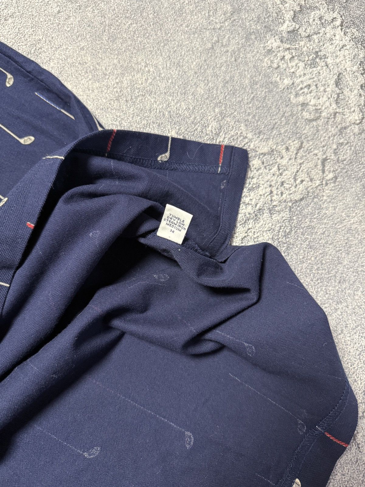 Polo Ralph Lauren × Vintage 90s Polo Golf Ralph Lauren 1/3 Button Collared Striped Tee Size US L / EU 52-54 / 3 - 8 Thumbnail