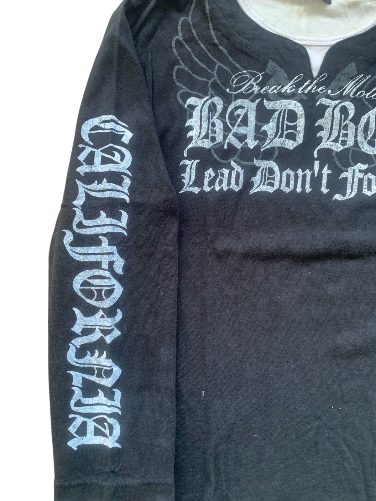 20471120 2000s japanese archive badboy y2k longsleeve tee poem Size US L / EU 52-54 / 3 - 2 Thumbnail