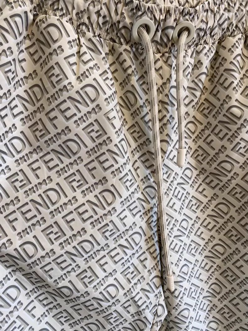 Fendi Fendi Logo Print Athletic Pants Size 22" - 2 Thumbnail