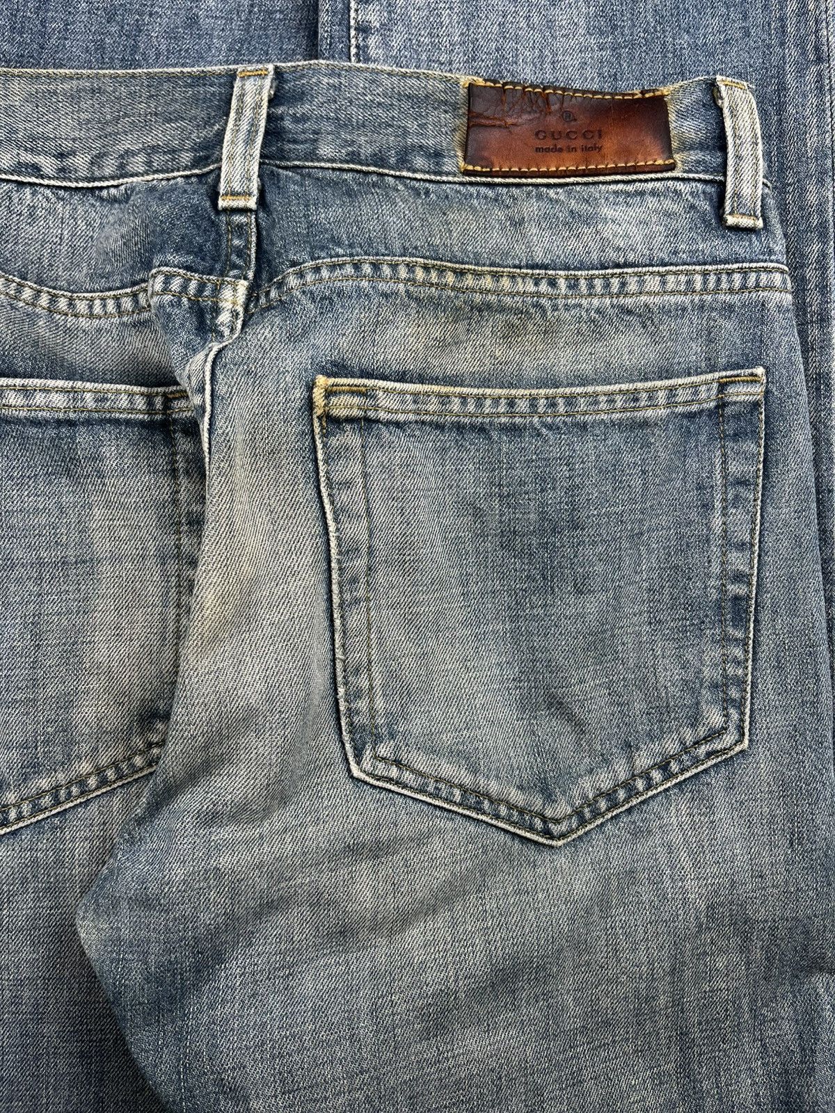 Gucci Gucci Tom Ford Vintage Lightwash Faded Blue Denim Jeans Size US 28 / EU 44 - 5 Thumbnail