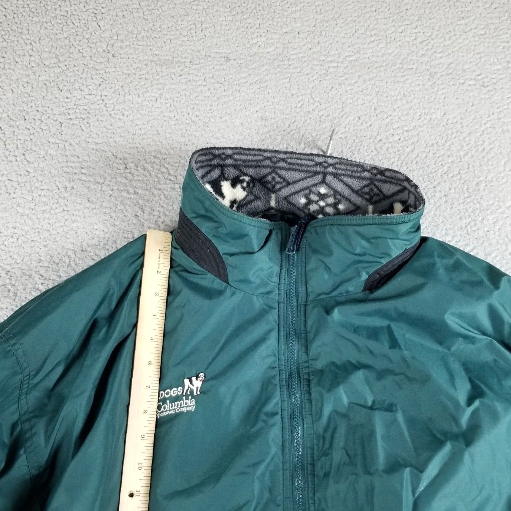 Big Dogs VINTAGE Big Dogs X Columbia Coat Mens 2XL Green Long Zip Fleece Lined Jacket Size US XXL / EU 58 / 5 - 5 Thumbnail