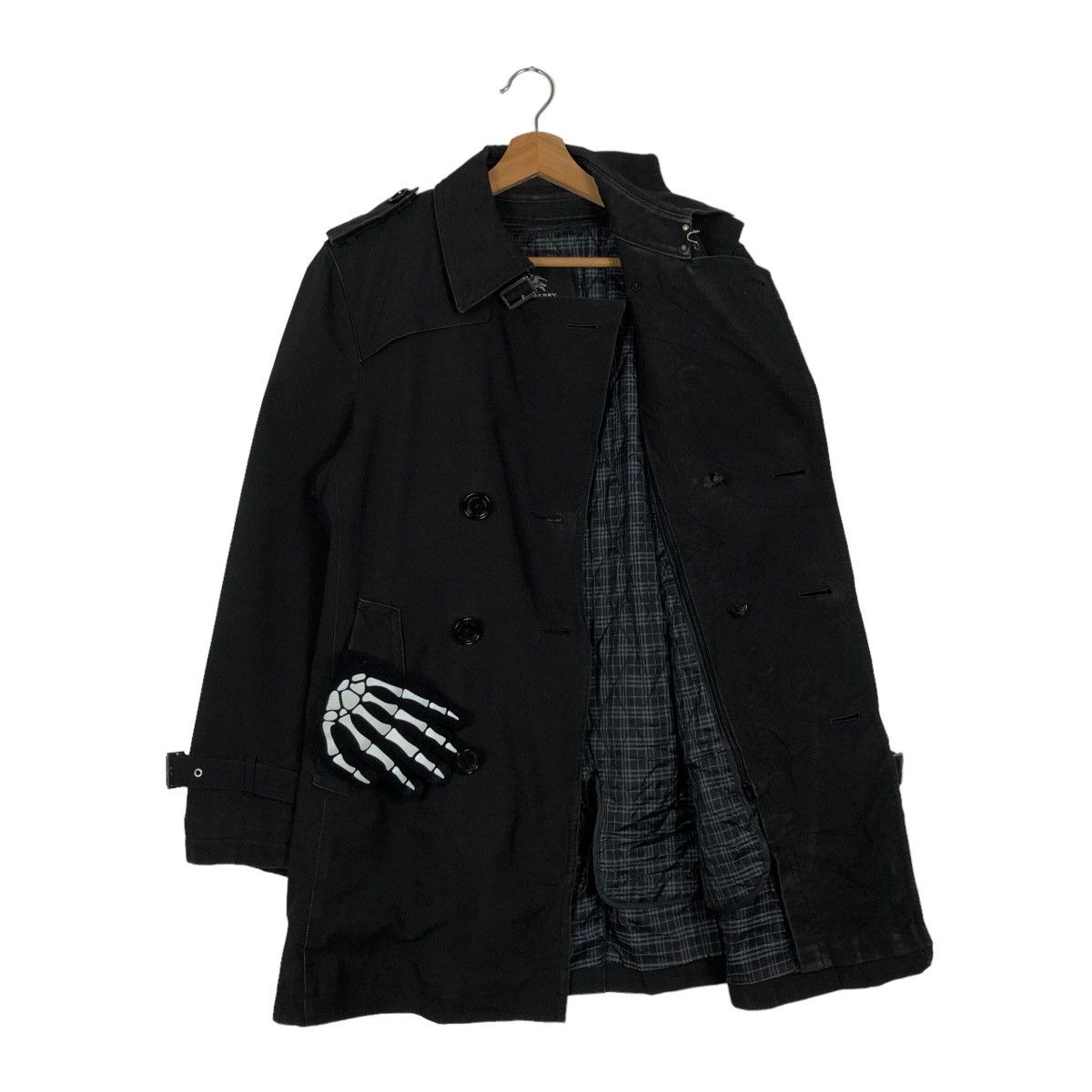Burberry 🔥VINTAGE BURBERRY BLACK LABEL LONG JACKET NOVA CHECK DESIGN Size US M / EU 48-50 / 2 - 9 Thumbnail