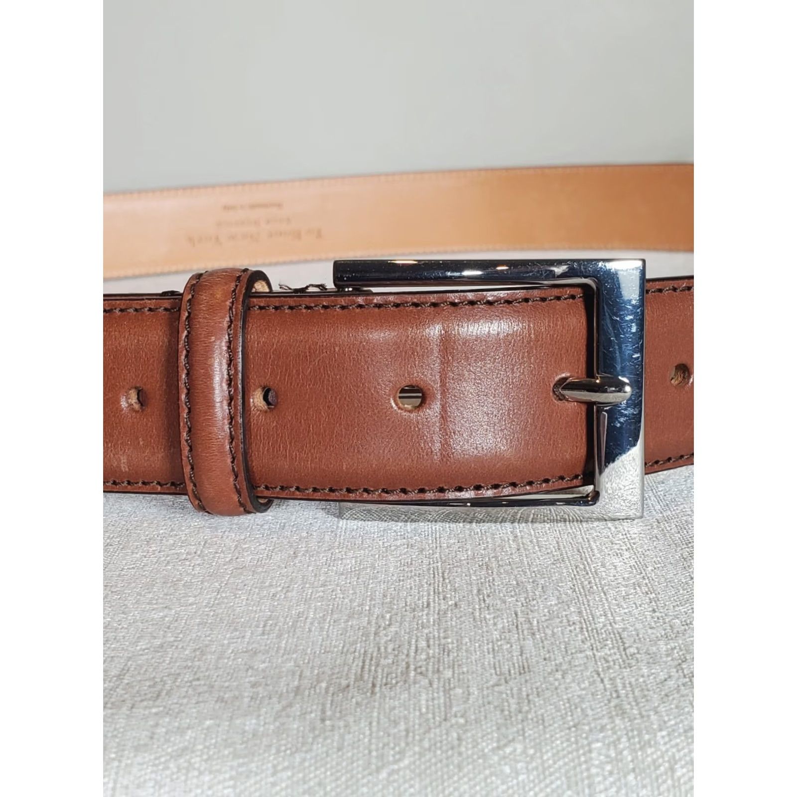 To Boot New York To Boot New York Dress Mens 44 Brown Adam Derrick Leather Belt Parma Tek Italy Men Size 44 - 4 Thumbnail