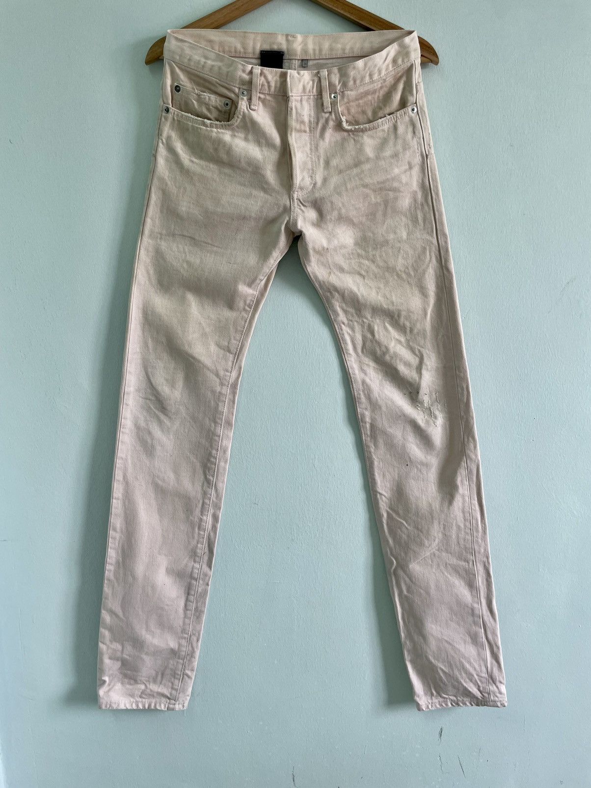 Dior Hedi Slimane White Clawmark Denim Size US 28 / EU 44 - 5 Thumbnail