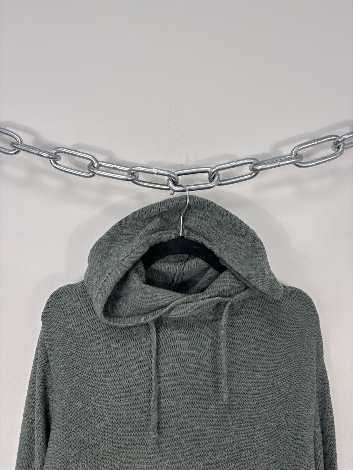 Other Phil Petter Men’s Sage Green Wool Blend Knit Hoodie Size US L / EU 52-54 / 3 - 3 Thumbnail