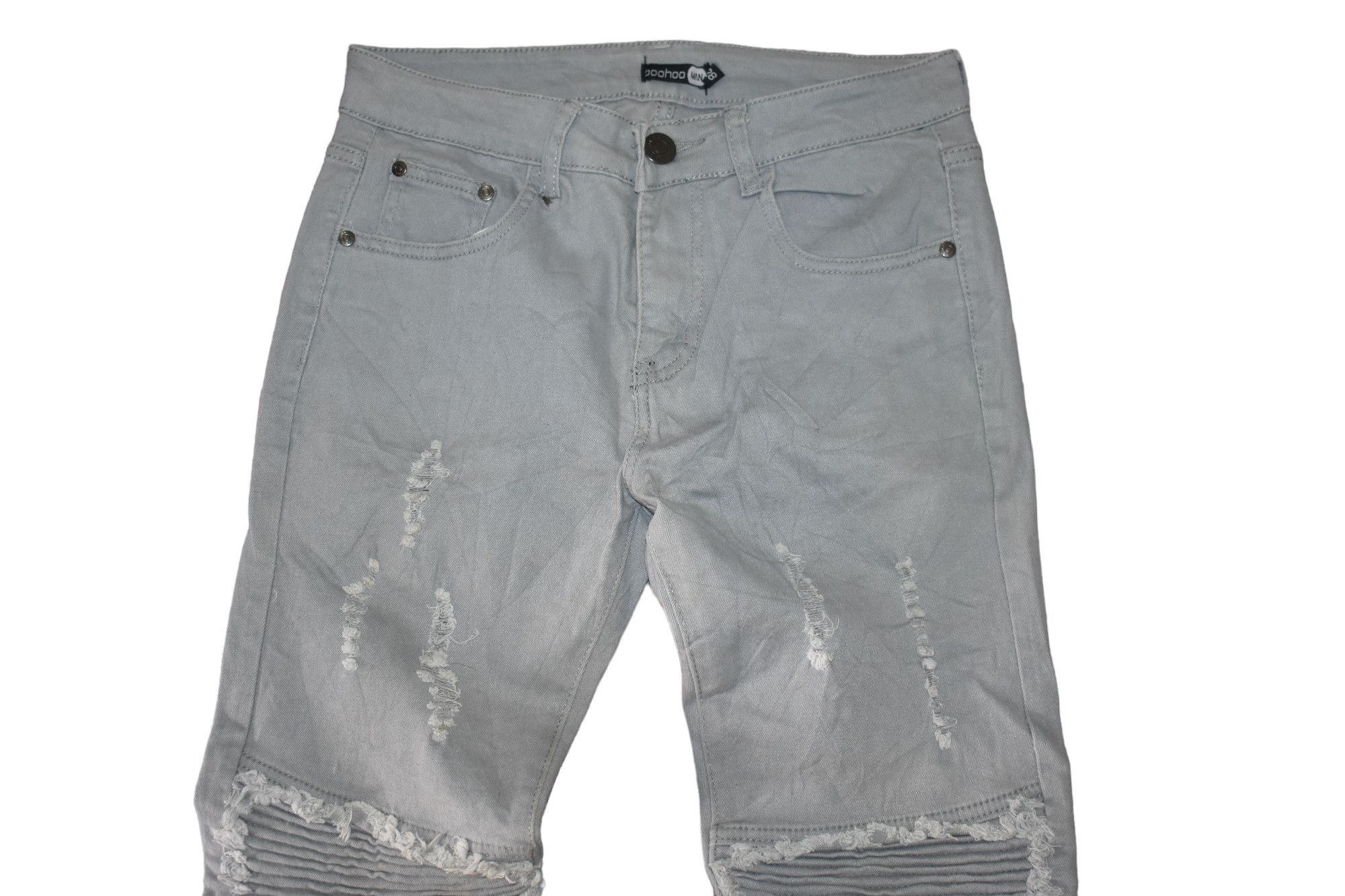 Other Boohoo Man Distress Biker Denim size 28 Size US 28 / EU 44 - 2 Thumbnail