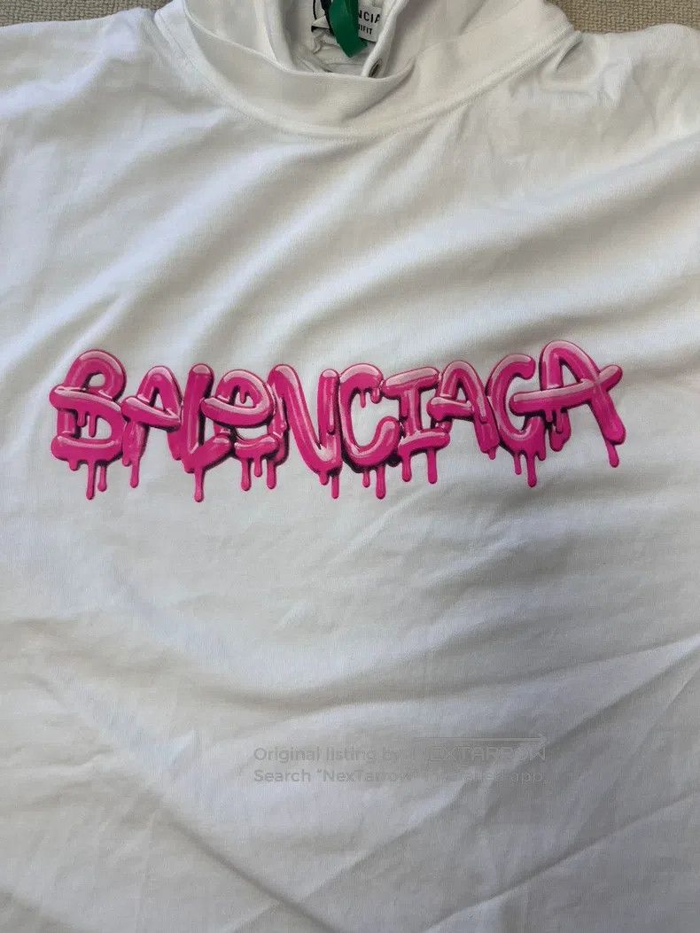 Balenciaga Balenciaga Dissolved Letter Jelly Hooded Sweatshirt Size US L / EU 52-54 / 3 - 3 Thumbnail