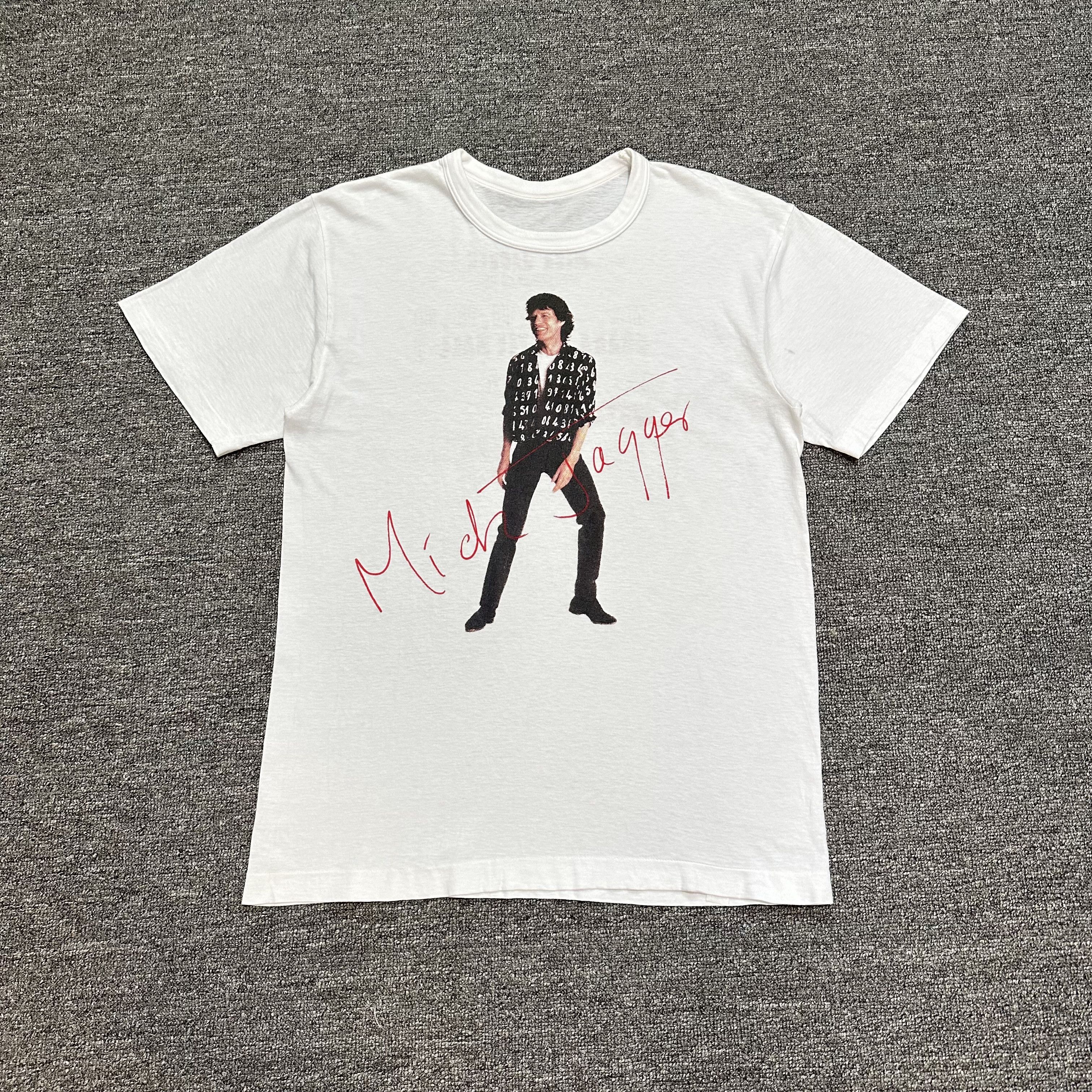 The Rolling Stones Vintage Mick Jagger 1988 Tour Tee Size US M / EU 48-50 / 2 - 1 Thumbnail
