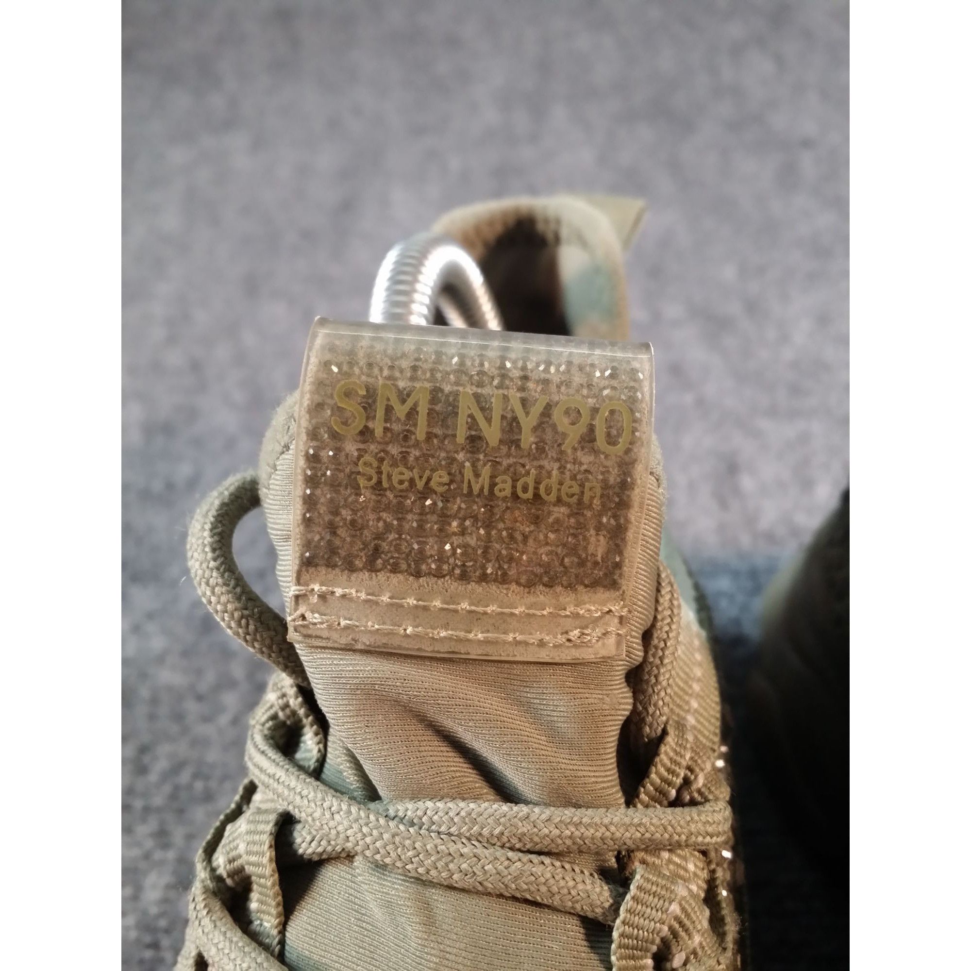 Steve Madden Steve Madden SM NY90 Green Rhinestone Maxima Sneaker Women S Size US 9.5 / IT 39.5 - 5 Thumbnail