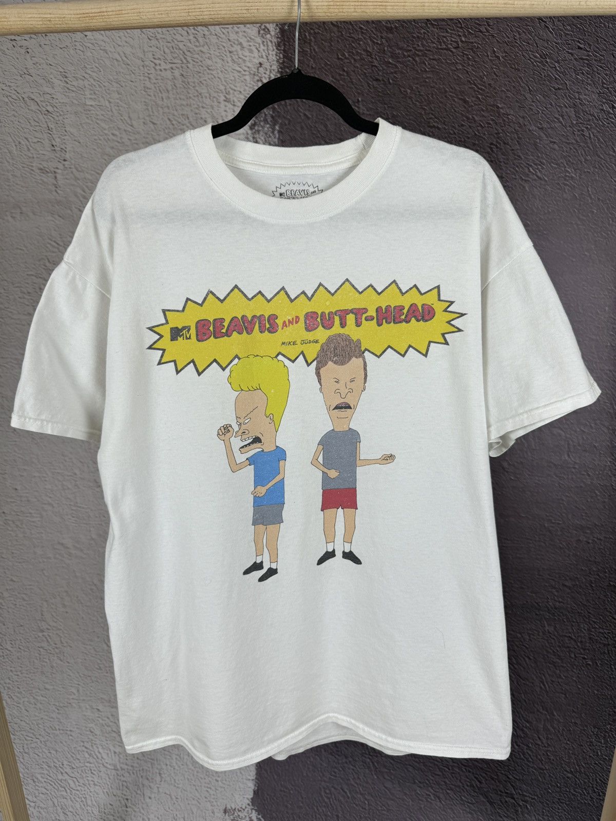Cartoon Network Beavis & Butt-head Mtv white tee shirt Size US M / EU 48-50 / 2 - 2 Thumbnail