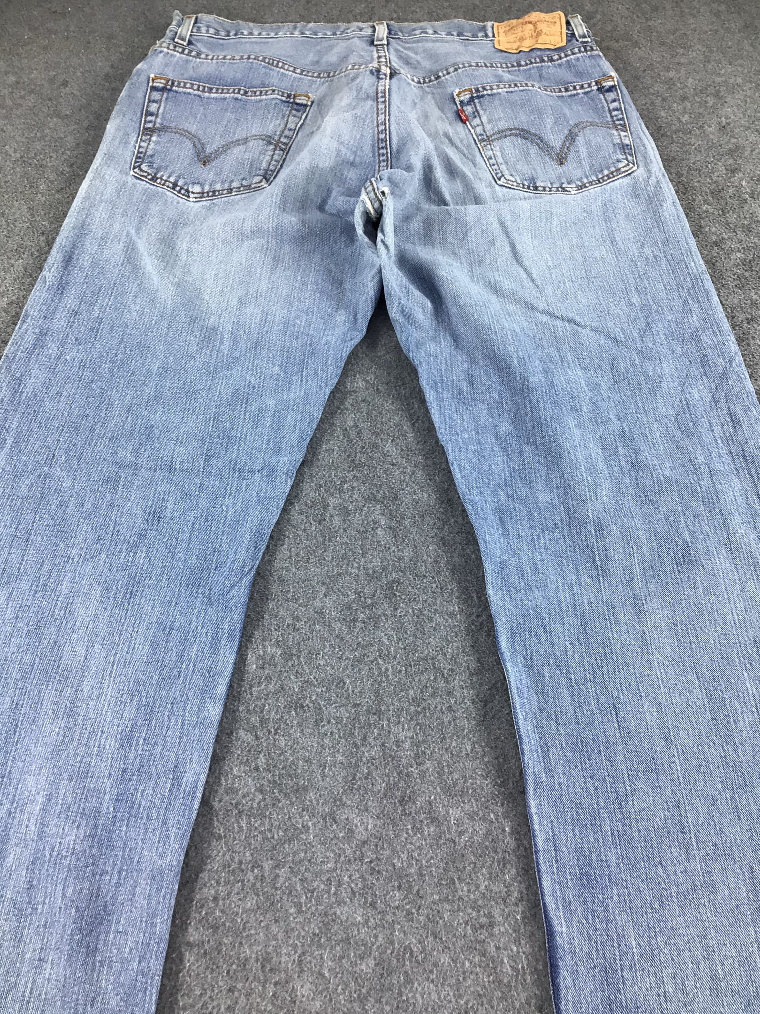 Levi's Vintage Levis 505 Jeans Faded Blue Denim -J467 Size US 36 / EU 52 - 4 Thumbnail