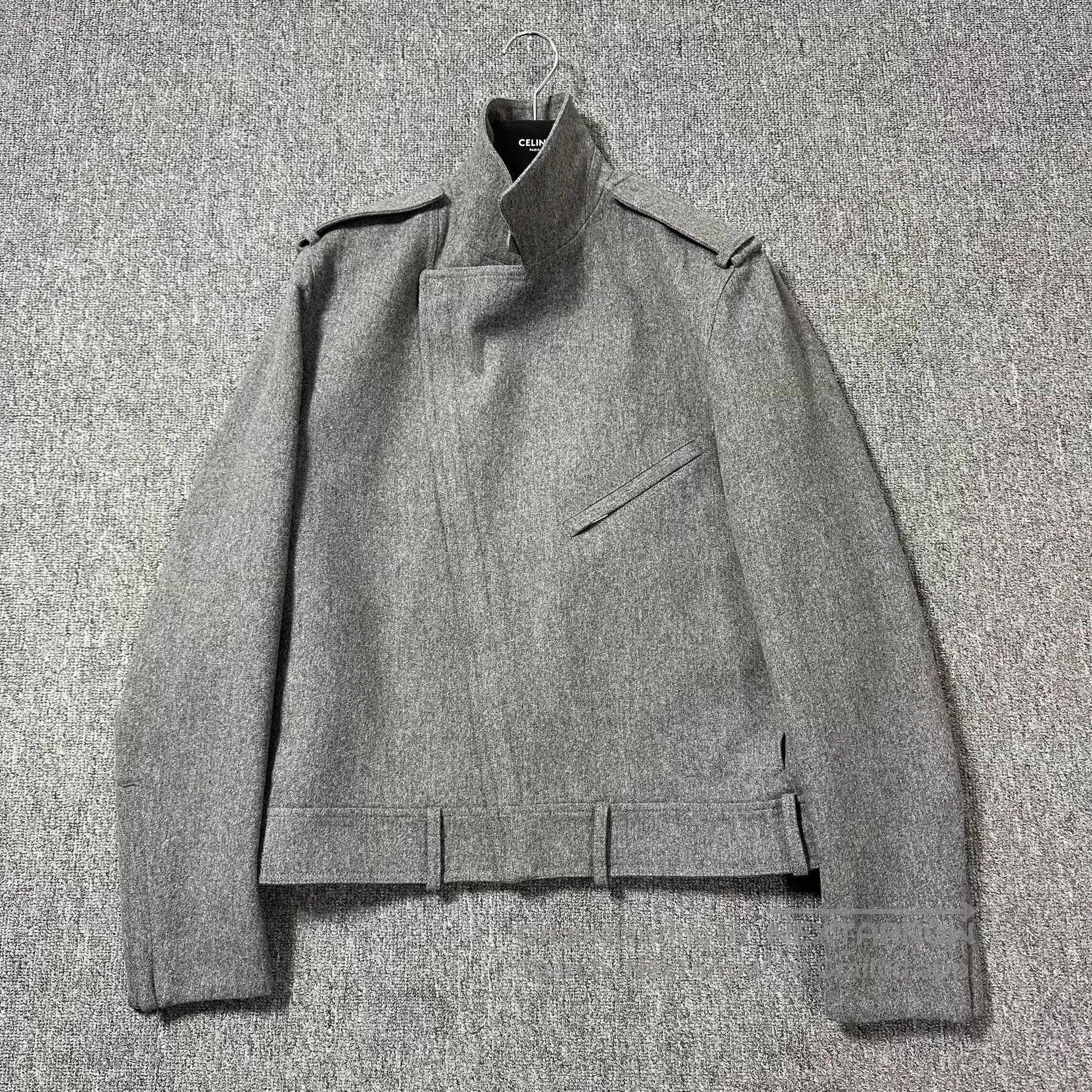 Dior Gray Moto-Style Short Jacket Size L. Size US L / EU 52-54 / 3 - 2 Thumbnail