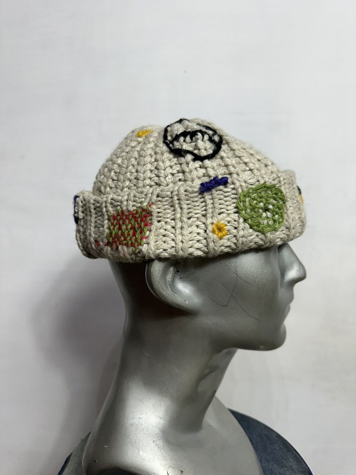 Handmade Custom Made Nice Design Art Knitted Spider Beanie Hats Size ONE SIZE - 9 Thumbnail