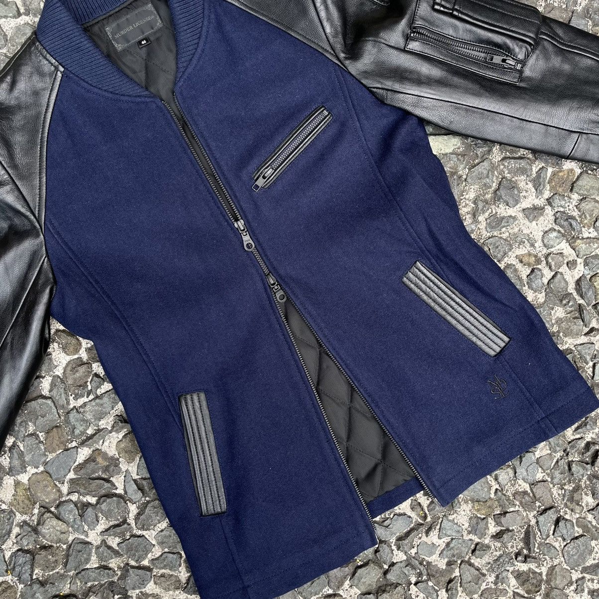 Murder License Murder License Wool & Goat Leather Hybrid Jacket Size US S / EU 44-46 / 1 - 12 Thumbnail