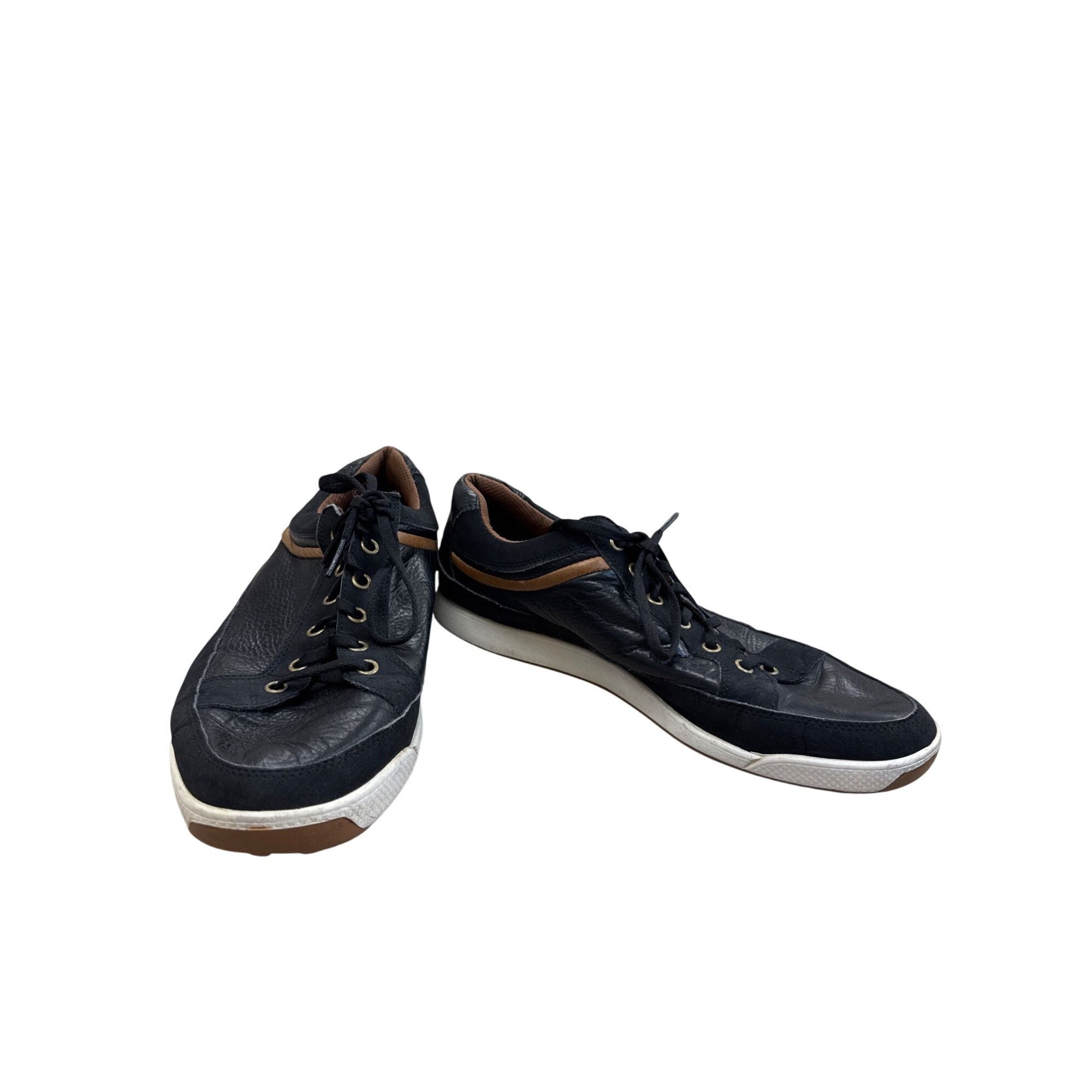 Footjoy FootJoy Contour Casual Black Brown Leather Golf Shoes Size 1 Size US 10.5 / EU 43-44 - 1 Thumbnail