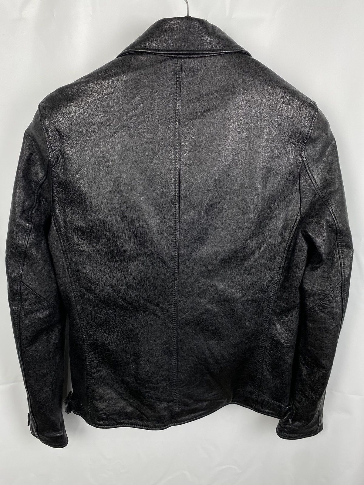 Japanese Brand × NANO universe Nano Universe Japan Goat Skin Biker Jacket Genuine Leather Size US M / EU 48-50 / 2 - 2 Thumbnail