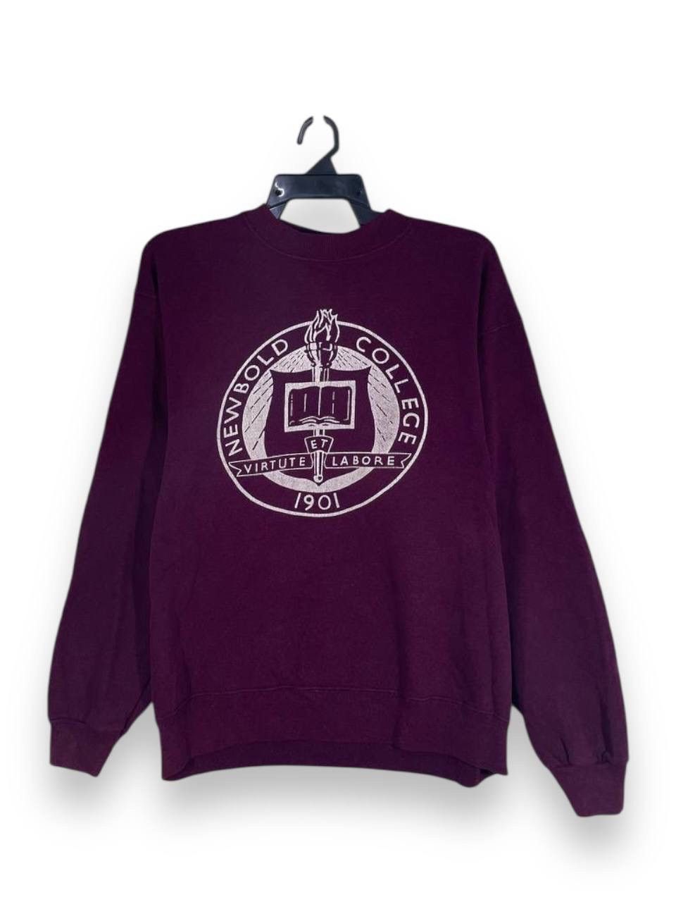 Vintage 90s newbold college sweatshirt jumper size L