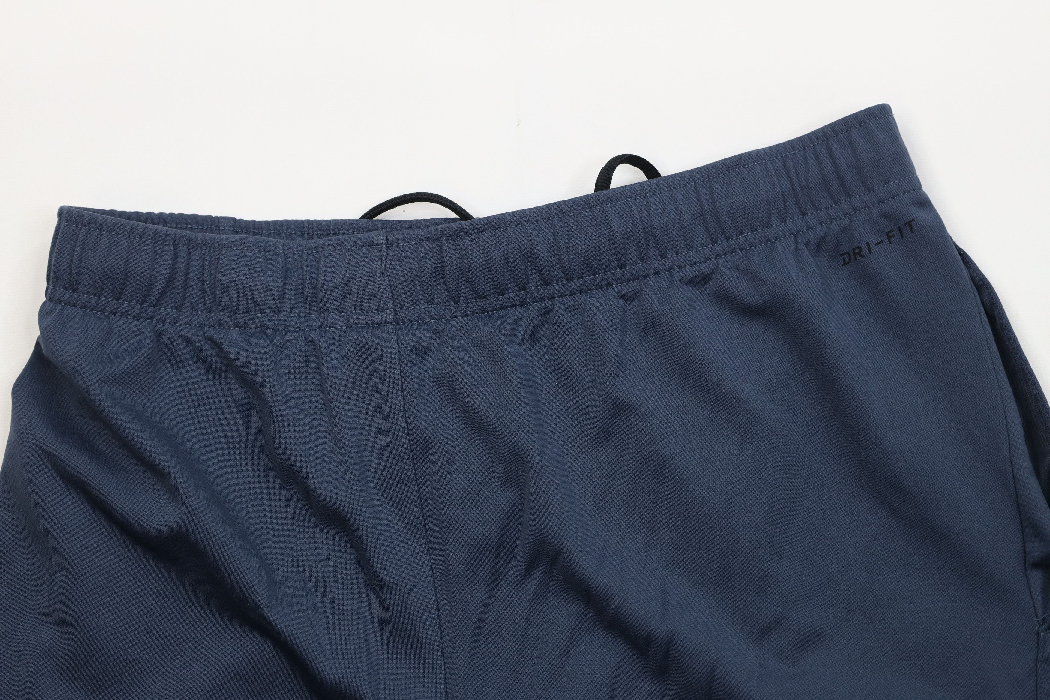 Nike Vintage Y2K Nike Big Swoosh Knit Training Shorts Steel Blue Size US 34 / EU 50 - 9 Thumbnail