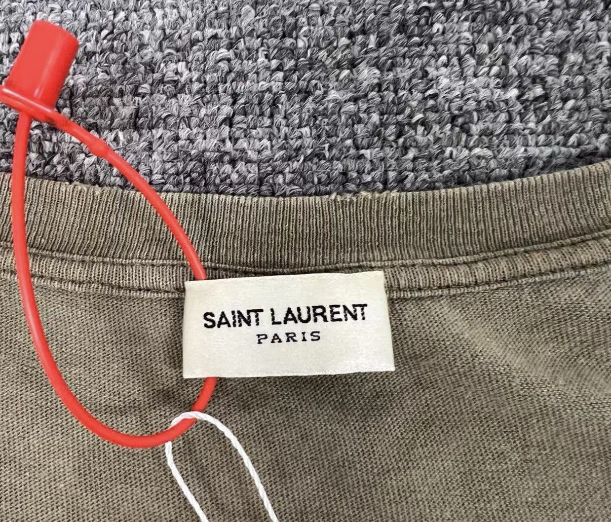 Saint Laurent Paris Saint Laurent Washed & Distressed Short Sleeve T-shirt J16 Size US L / EU 52-54 / 3 - 5 Thumbnail