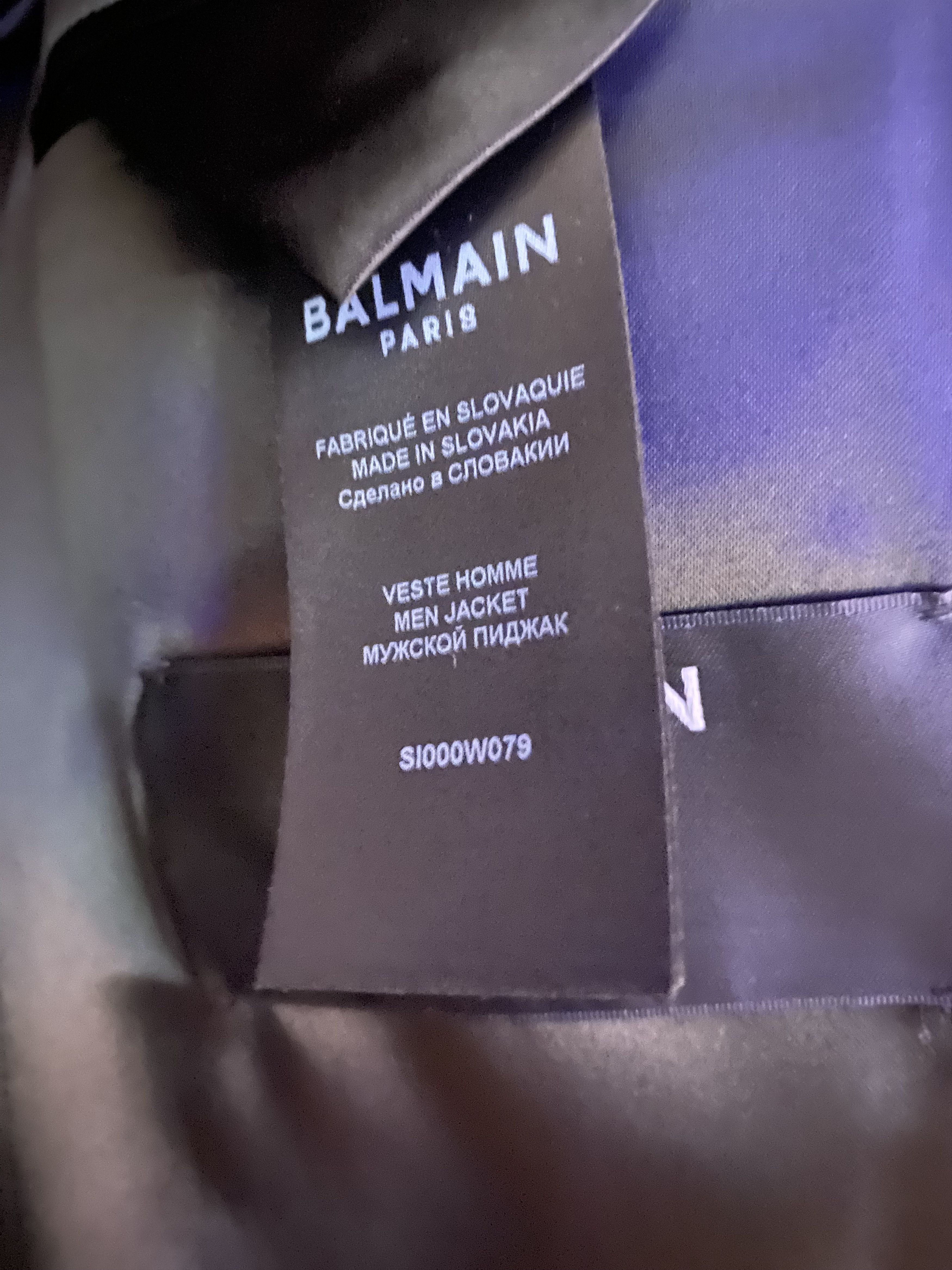 Balmain Balmain Double Breasted Virgin Wool Blazer Size 44R - 7 Thumbnail