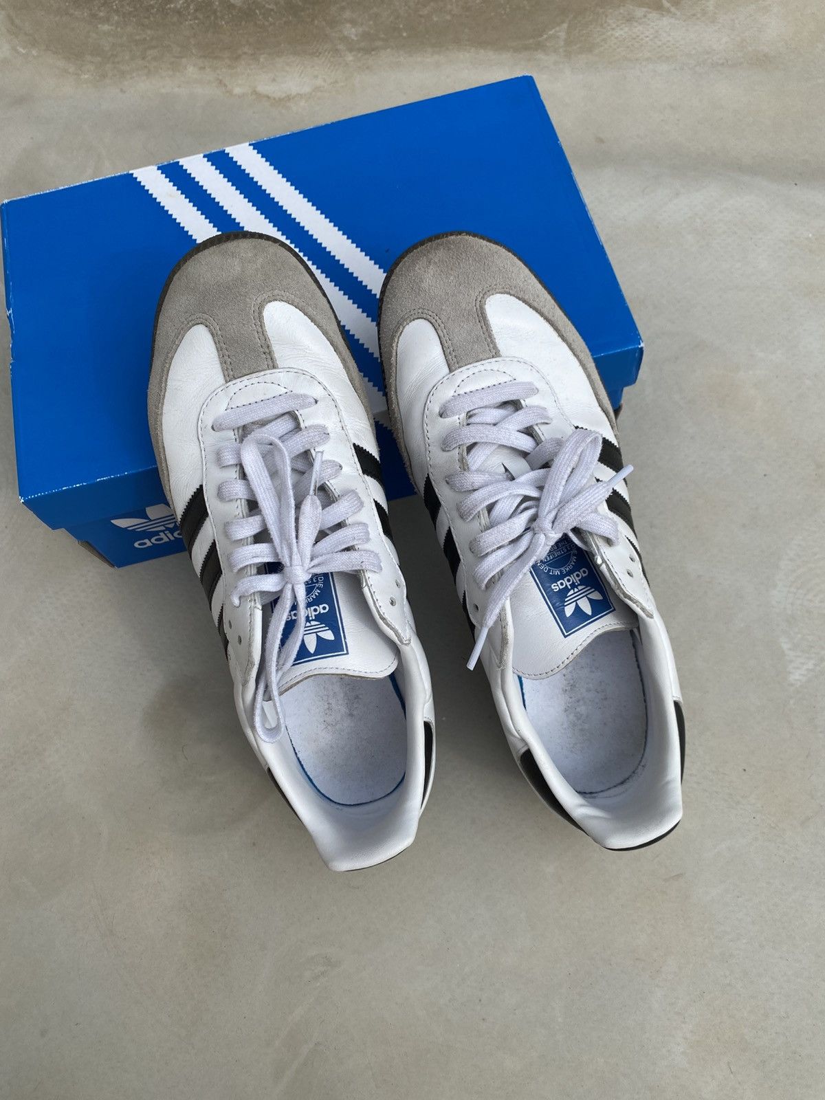 Adidas Adidas Samba OG – White/Black – Classic Retro Style Size US 10 / EU 43 - 7 Thumbnail