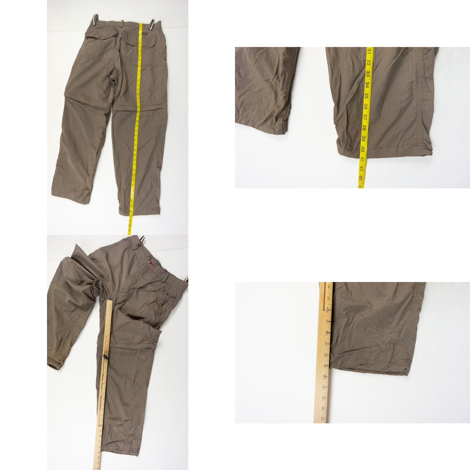 The North Face The North Face Pants Mens 32 Brown Cargo Convertible 5-Pocket Outdoor Regular Pants Mens Brown 32 The North Face Size US 32 / EU 48 - 9 Thumbnail