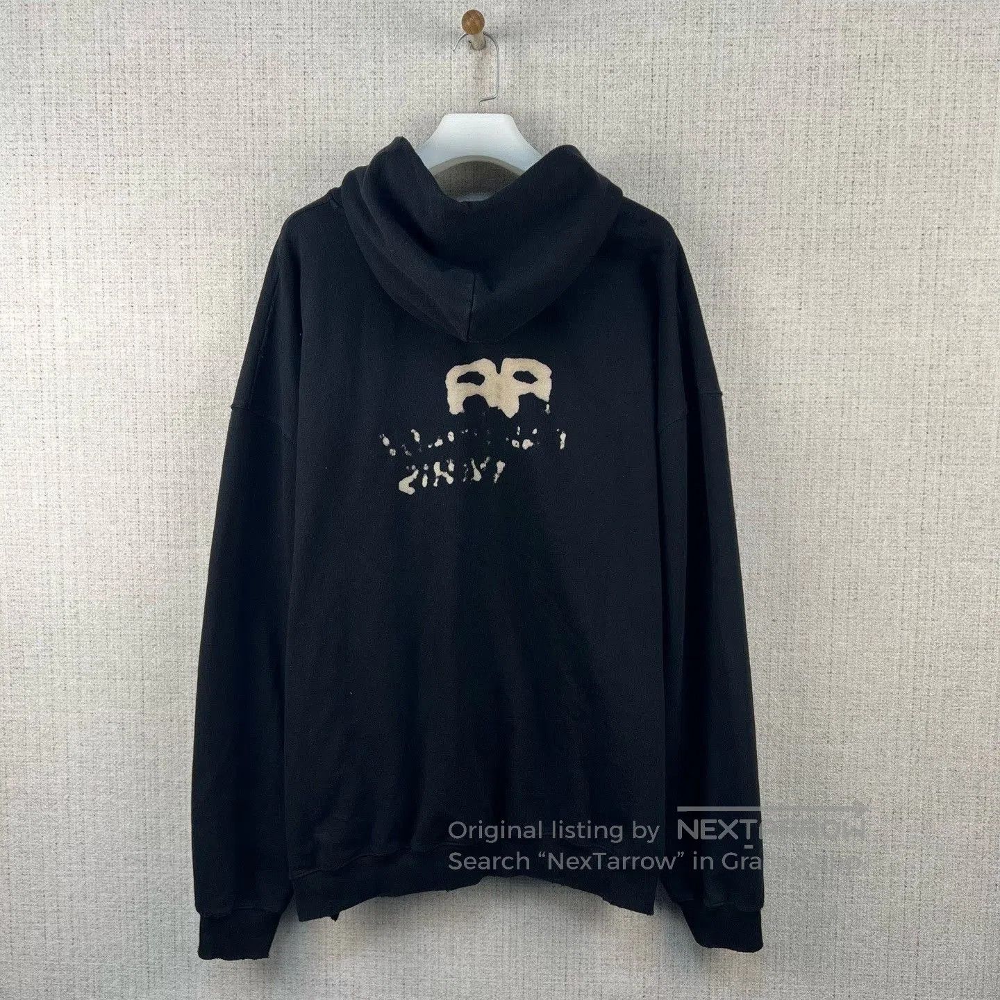 Balenciaga Balenciaga Splatter Logo Oversized Hoodie. Size US M / EU 48-50 / 2 - 3 Thumbnail