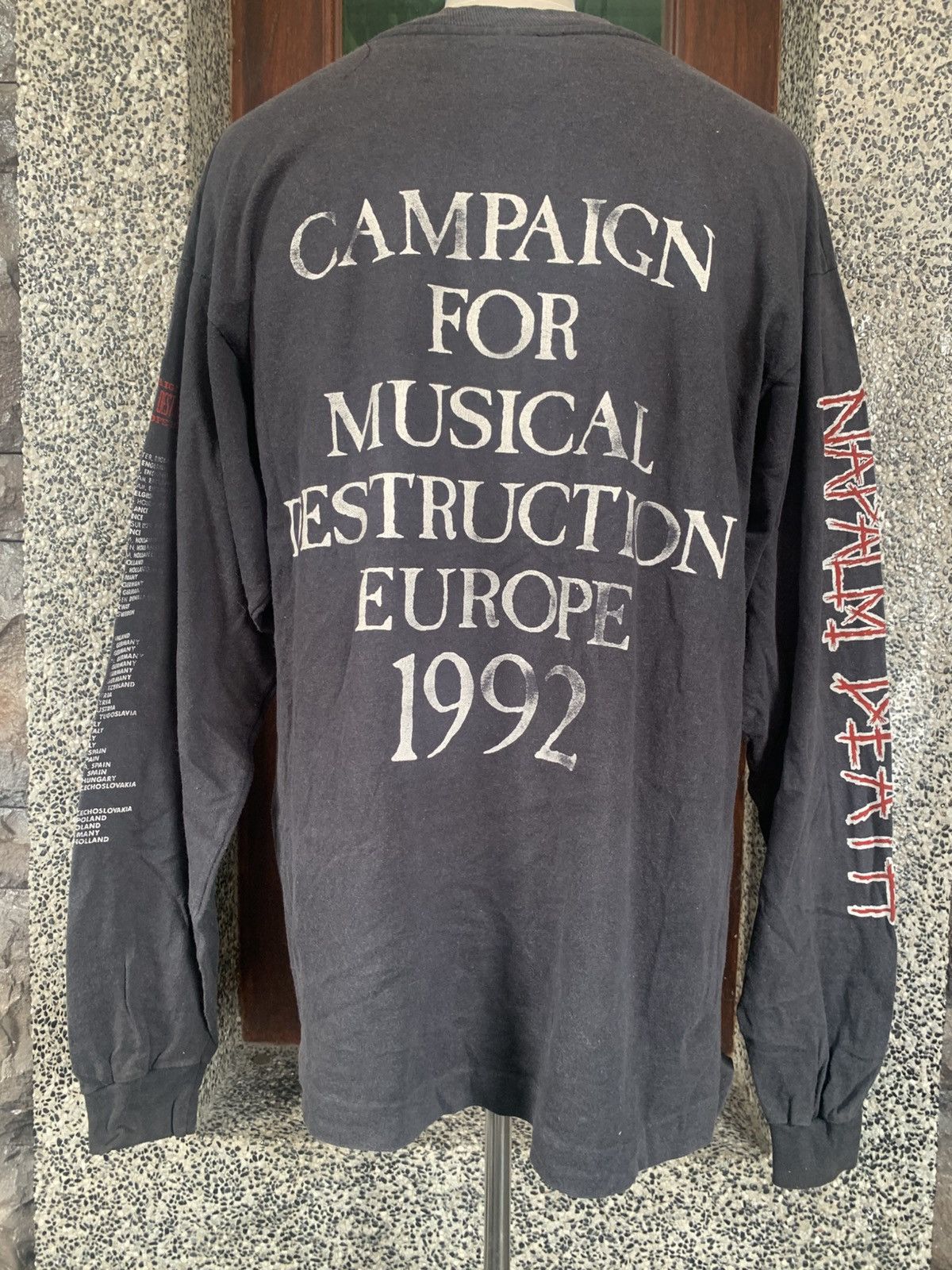 Band Tees Vintage 90s Napalm Death English Grindcore Band Tour T shirt Size US XL / EU 56 / 4 - 6 Thumbnail