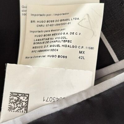 Hugo Boss Hugo Boss Pure Wool Blazer Jacket 2 Button Gray Sport Coat S Size 42L - 15 Thumbnail