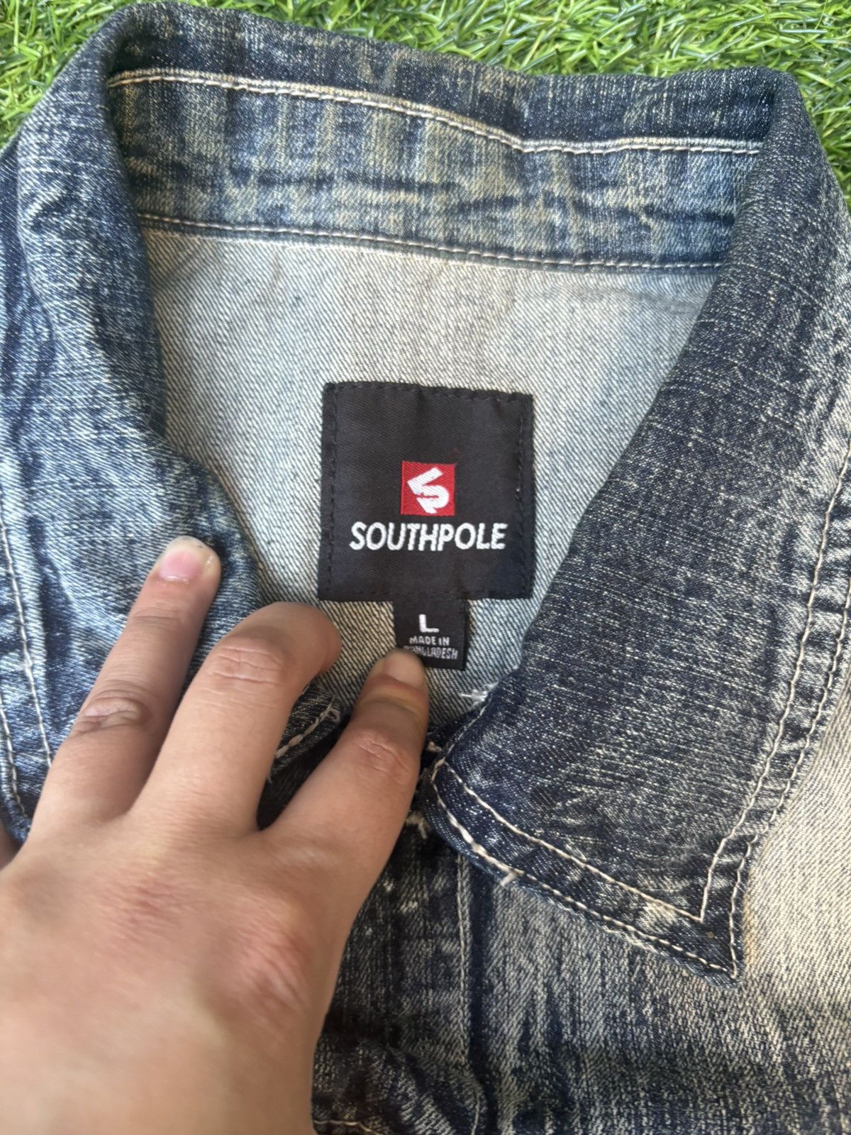 Southpole South Pole Denim Jacket Size US L / EU 52-54 / 3 - 3 Thumbnail