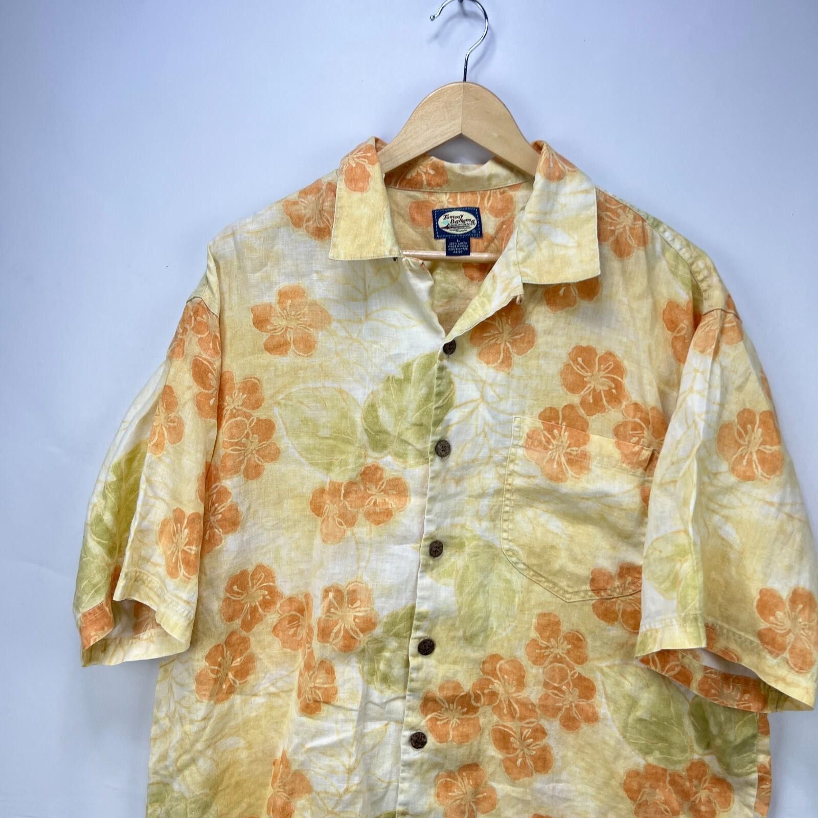 Tommy Bahama Vintage Tommy Bahama Hawaiian Flower Button Up Shirt Large Size US L / EU 52-54 / 3 - 2 Thumbnail