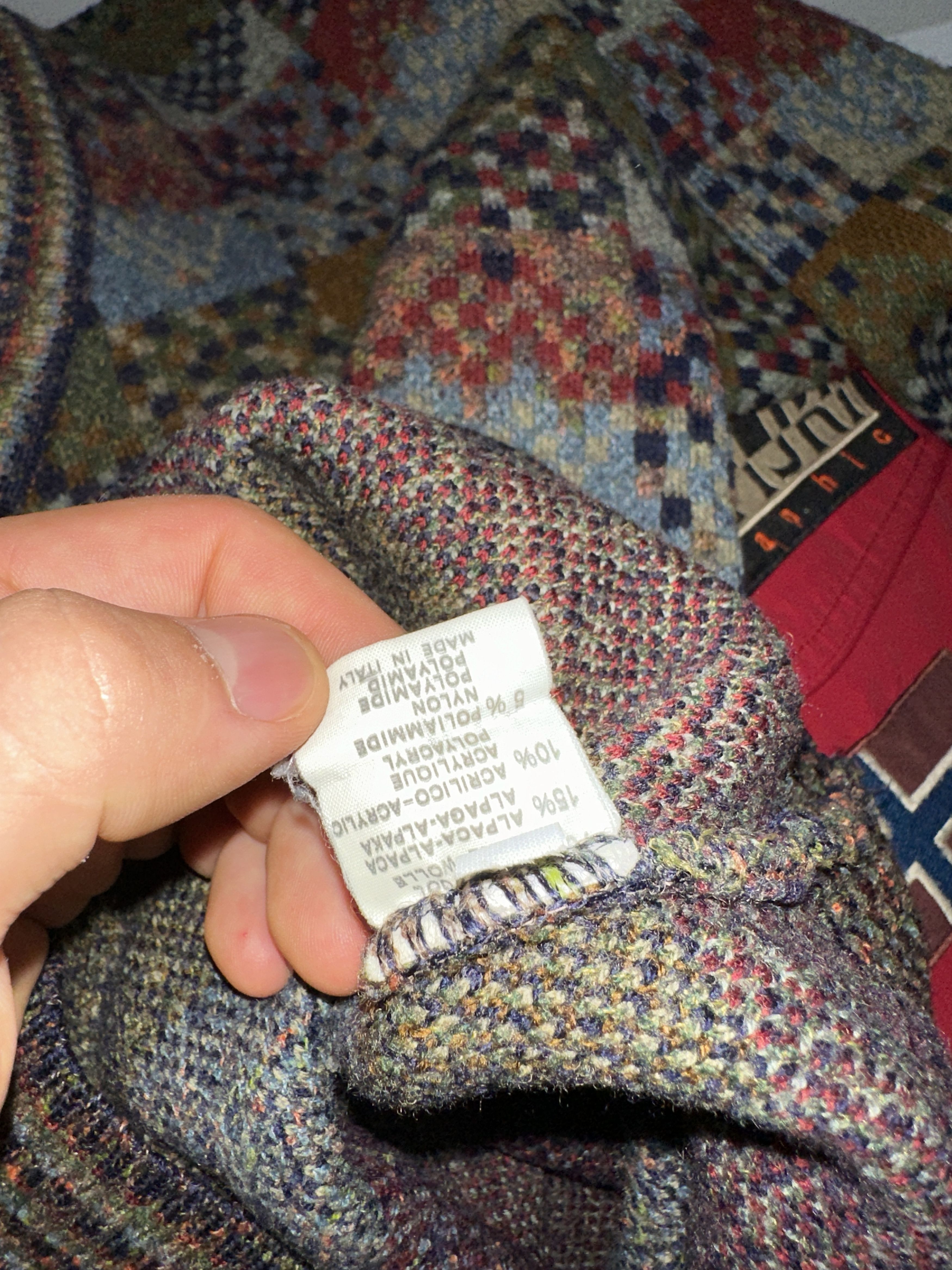 Missoni 1996 Missoni 3D Knit Jumper Retro Pullover Cosby Size XL Size US XL / EU 56 / 4 - 14 Thumbnail