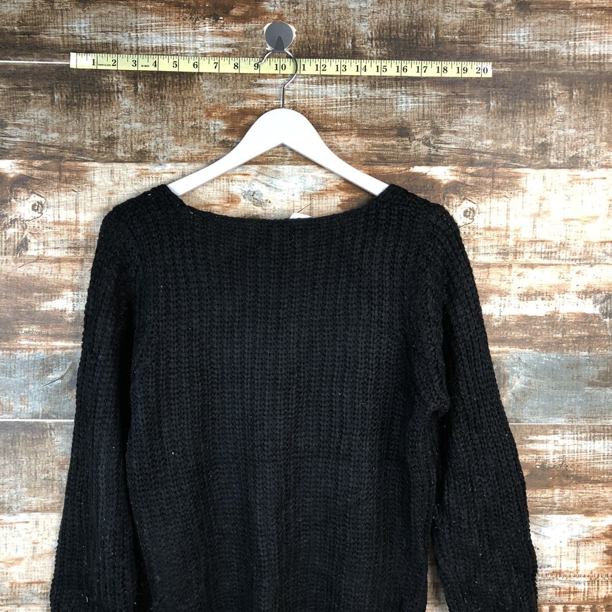 Homespun Knitwear × Japanese Brand Spica Black Knitwear #A2210 Size M / US 6-8 / IT 42-44 - 12 Thumbnail
