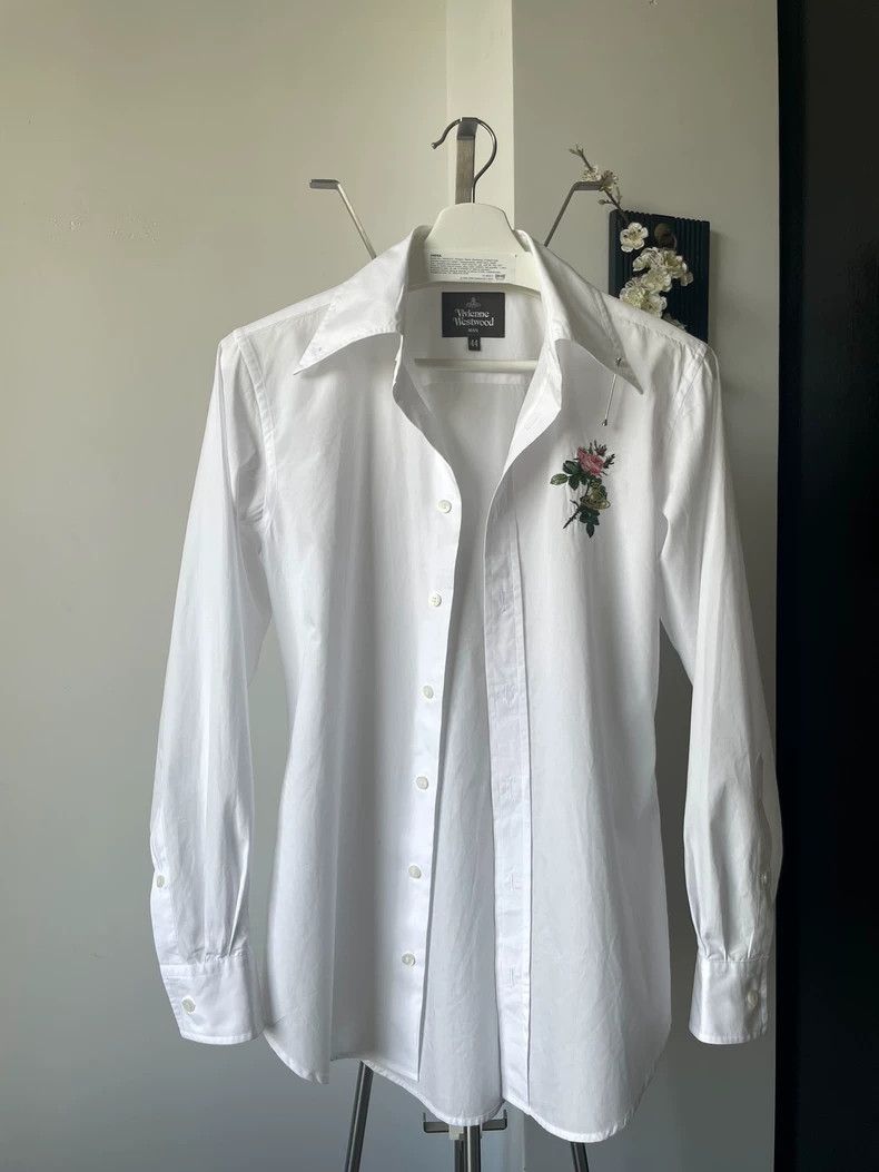 Vivienne Westwood Vivienne Westwood size44 Rose embroidered shirt Size M / US 6-8 / IT 42-44 - 2 Thumbnail
