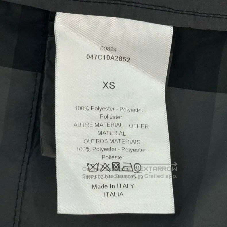 Dior Dior Black and grey plaid embroidered bee nylon jacket Size XS / US 0-2 / IT 36-38 - 6 Thumbnail