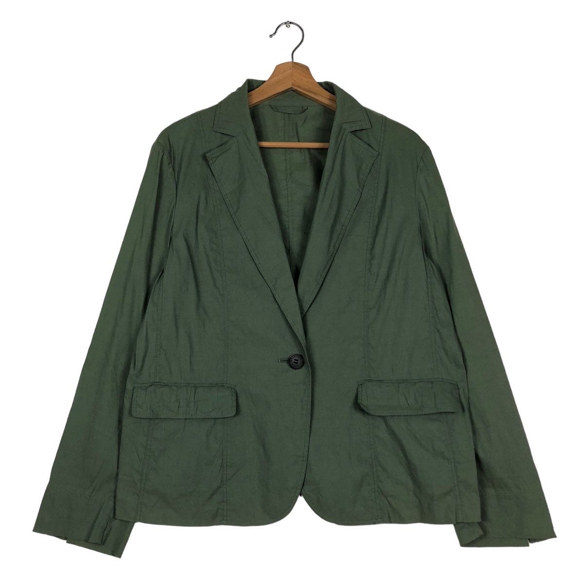 Japanese Brand 🔥Olive Green Military Vintage Chore Jacket Mackintosh Size US M / EU 48-50 / 2 - 1 Thumbnail