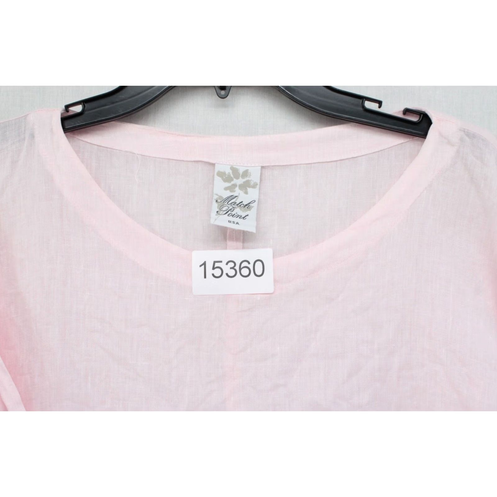 Pinko Match Point USA Kimono Top Womens Medium Pink Linen Cottagecore Fairy Bohemian Cottagecore USA Fashion Shirt Ladies M Size M / US 6-8 / IT 42-44 - 6 Thumbnail