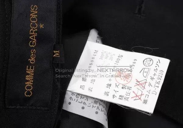 Comme des Garcons Comme des Garcons Black vintage embroidered bird blazer to Size M / US 6-8 / IT 42-44 - 9 Thumbnail