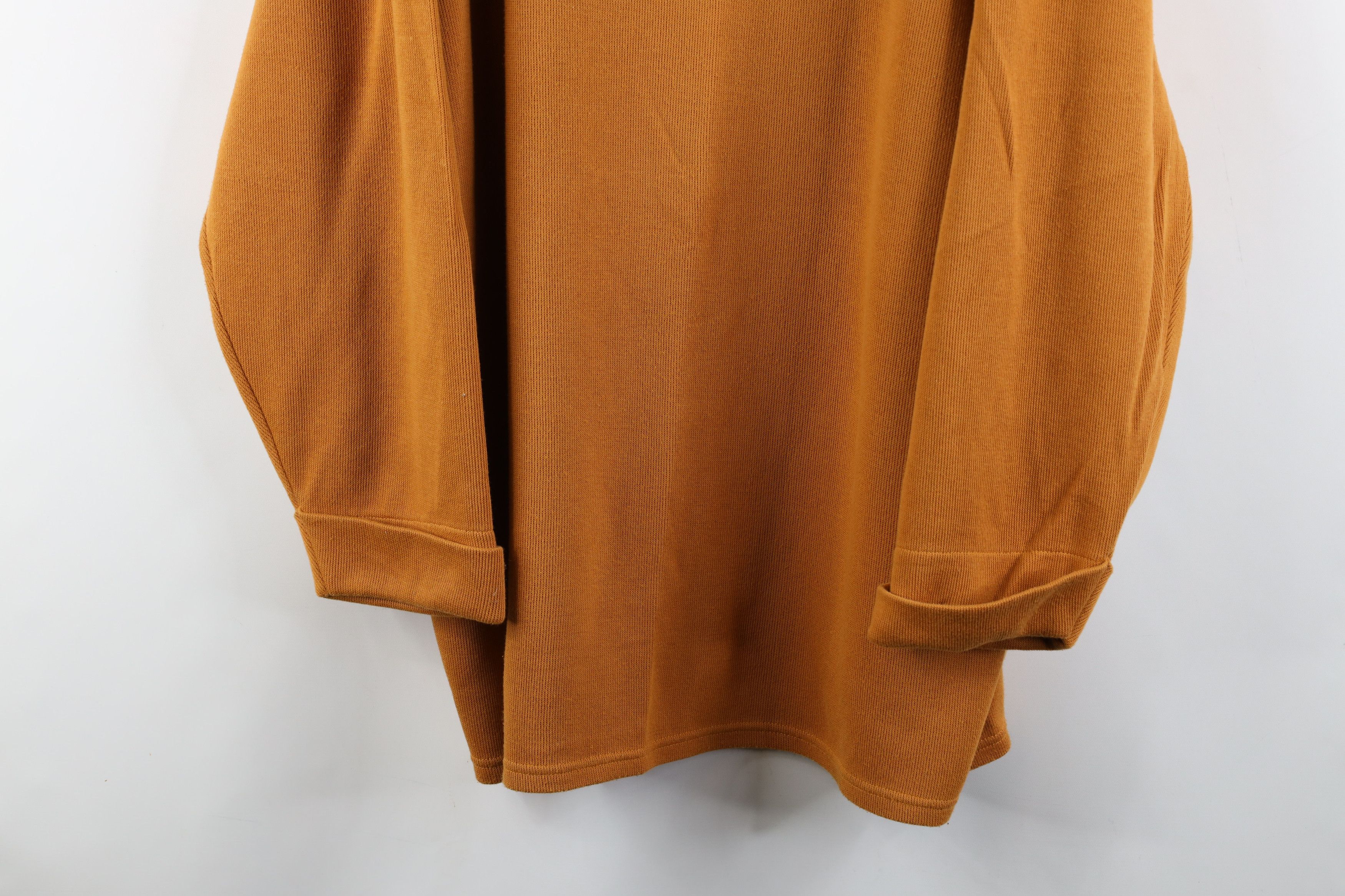 Express × Vintage Vintage 90s Express Ribbed Knit 3/4 Sleeve T-Shirt Orange Size XL / US 12-14 / IT 48-50 - 3 Thumbnail